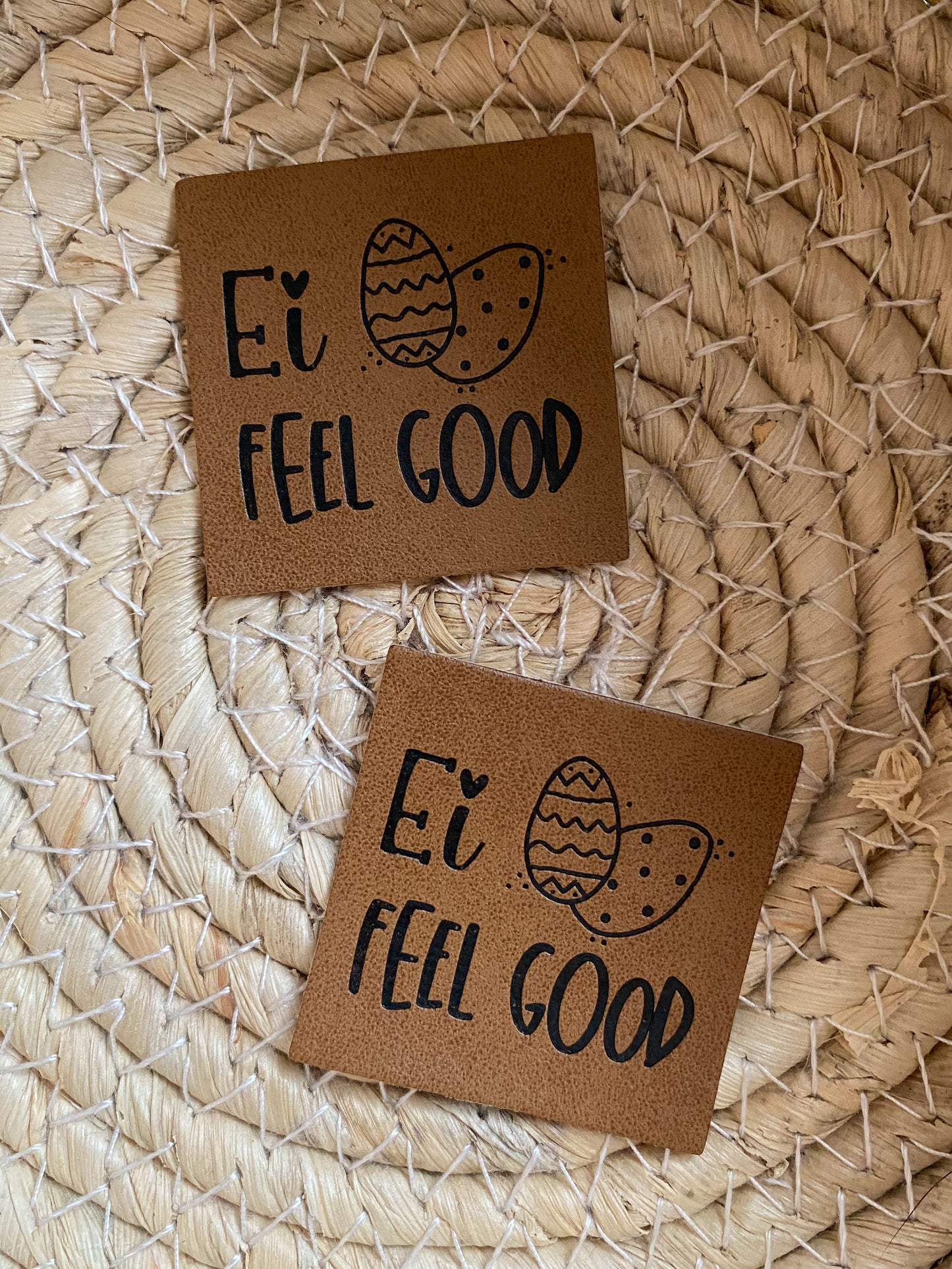 Ei Feel Good - Kunstleder Label