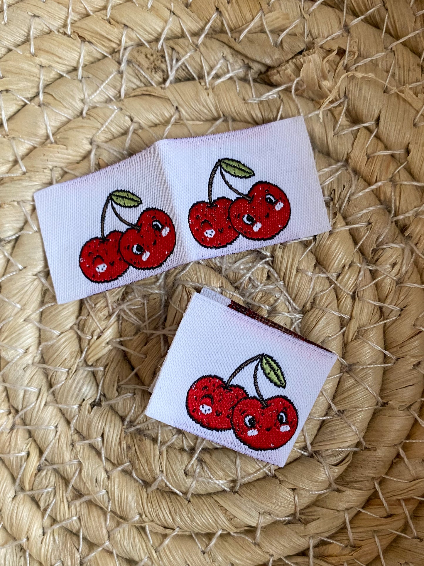 Kirschen bunt - Web Label