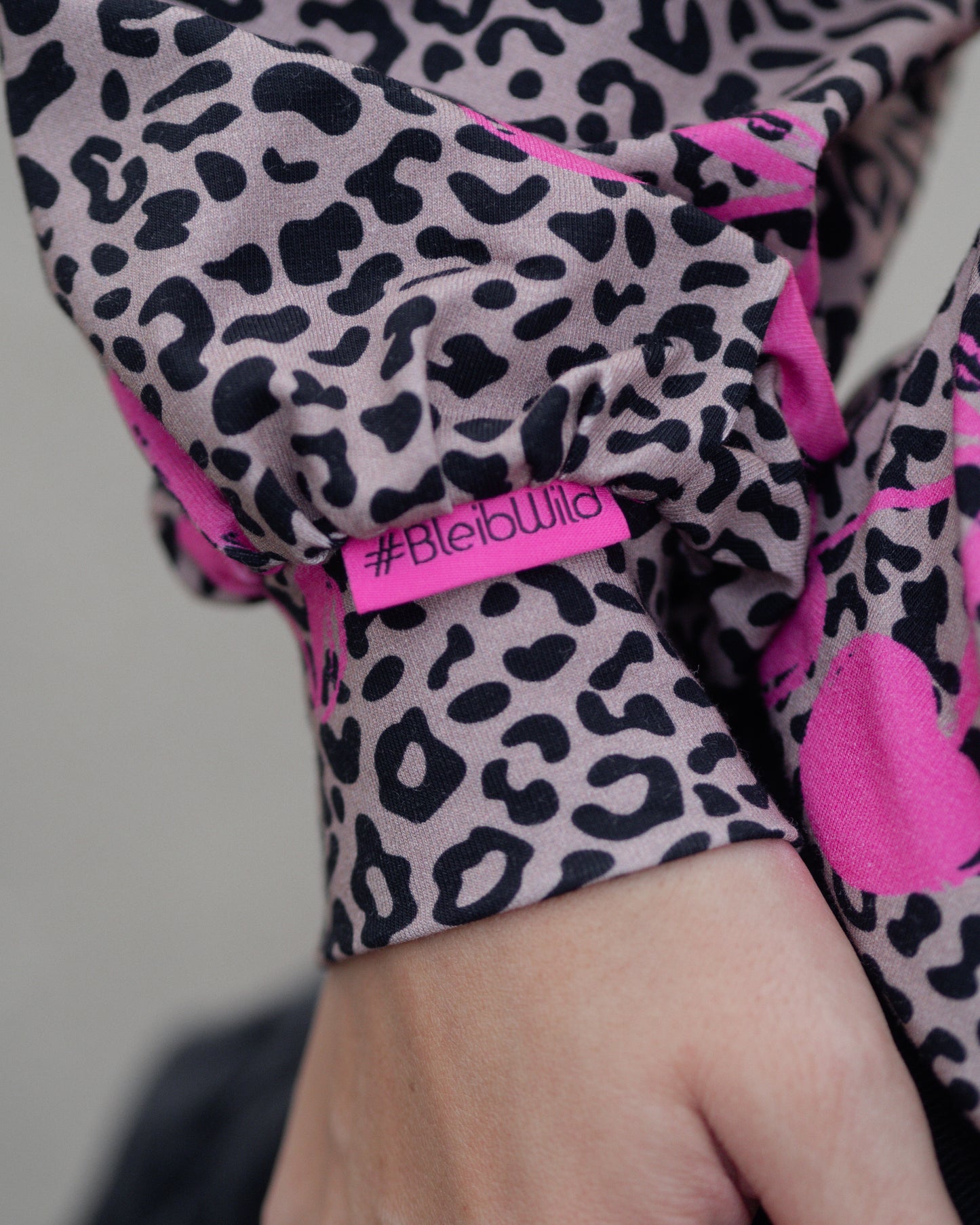 Bleib Wild pink - Web Label