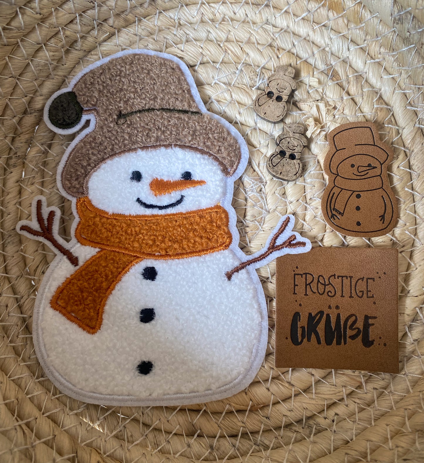 Label Set "Schneemann"