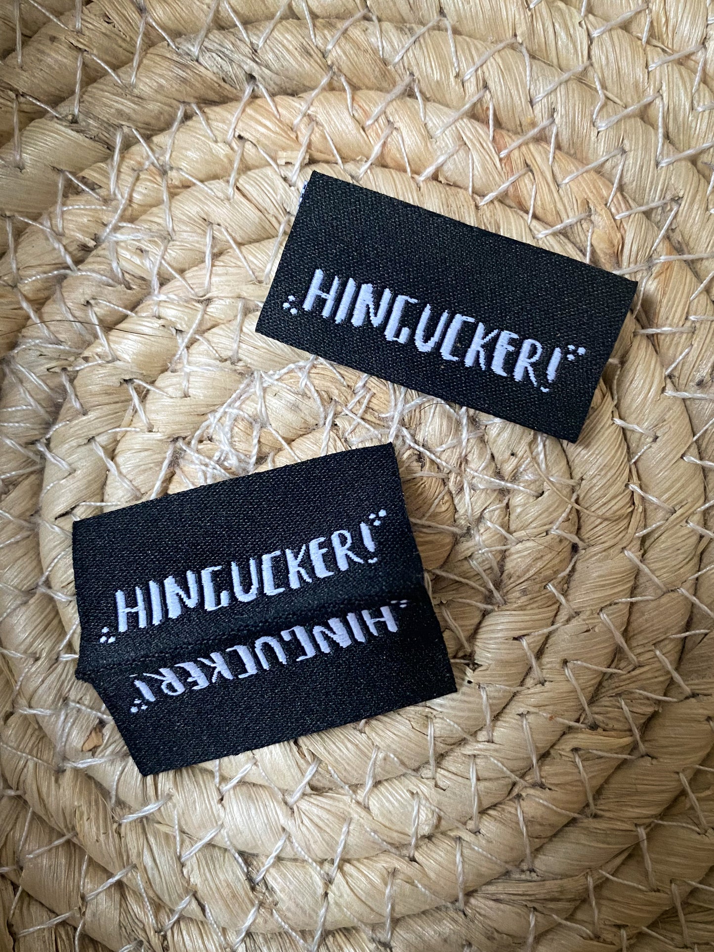 Hingucker! - schwarzes Web Label