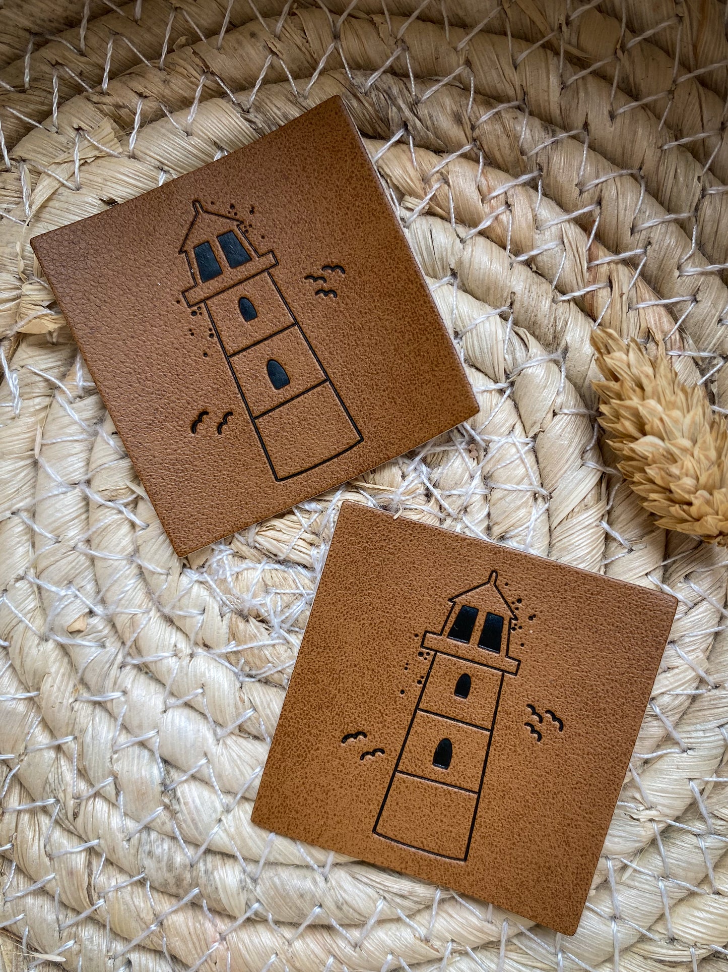 Leuchtturm - Kunstleder Label