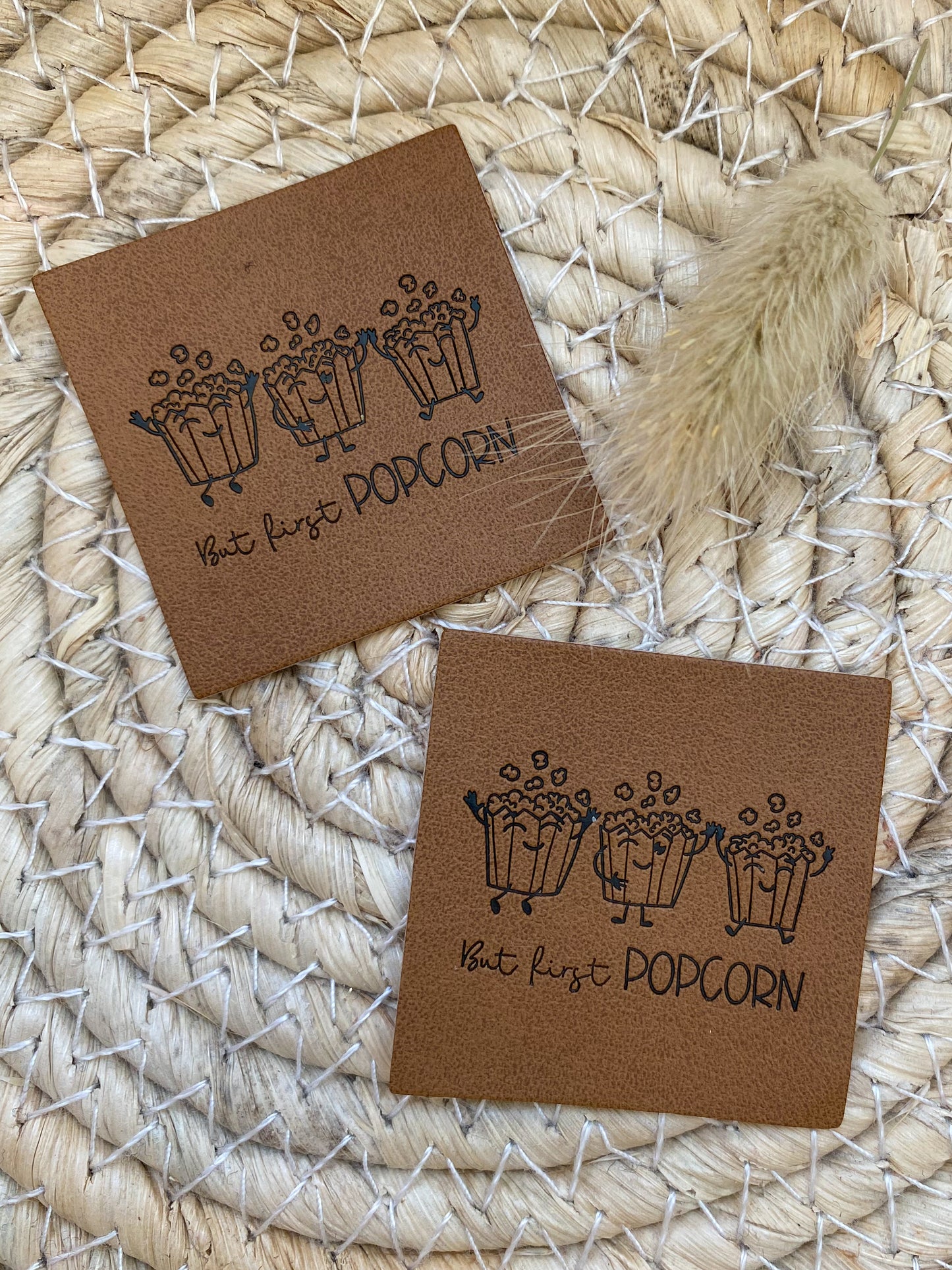 Popcorn - Kunstleder Label