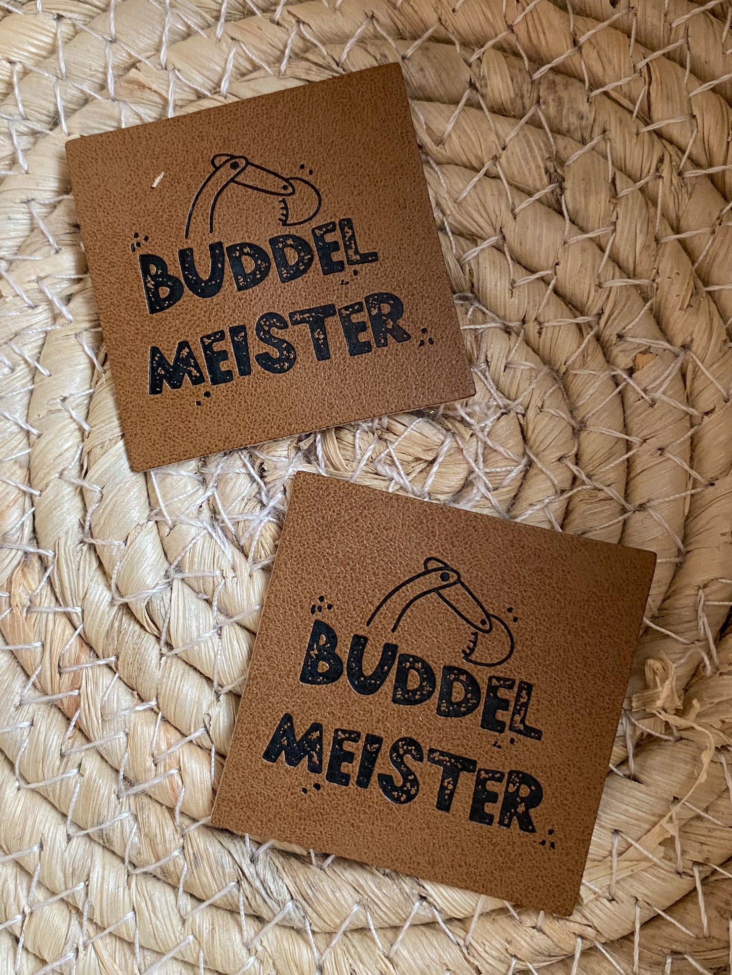 Buddel Meister - Kunstleder Label