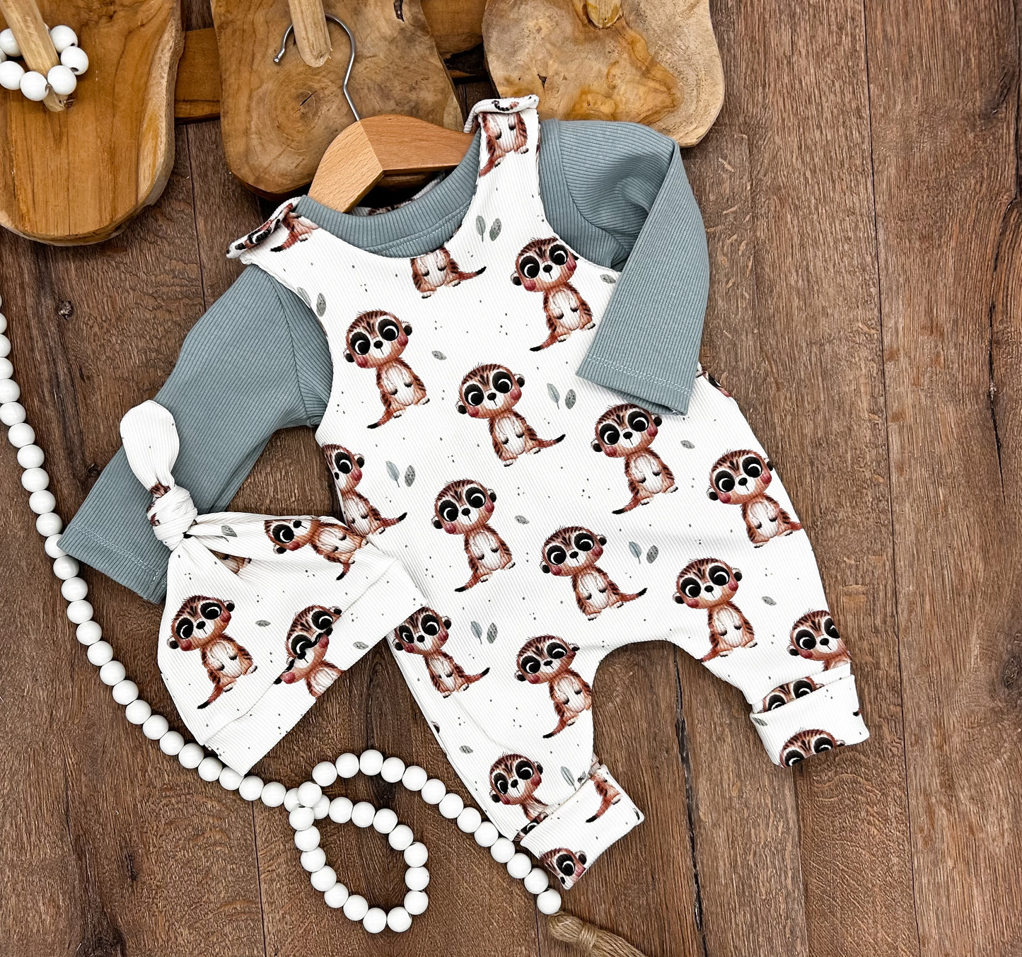 Erdmännchen offwhite - Rib Jersey