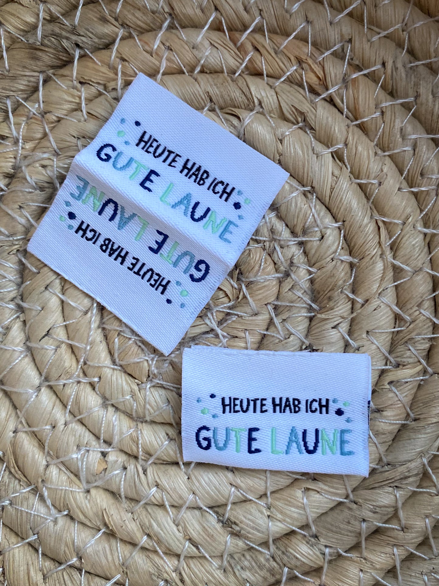 Heute hab ich gute Laune blau - Web Label