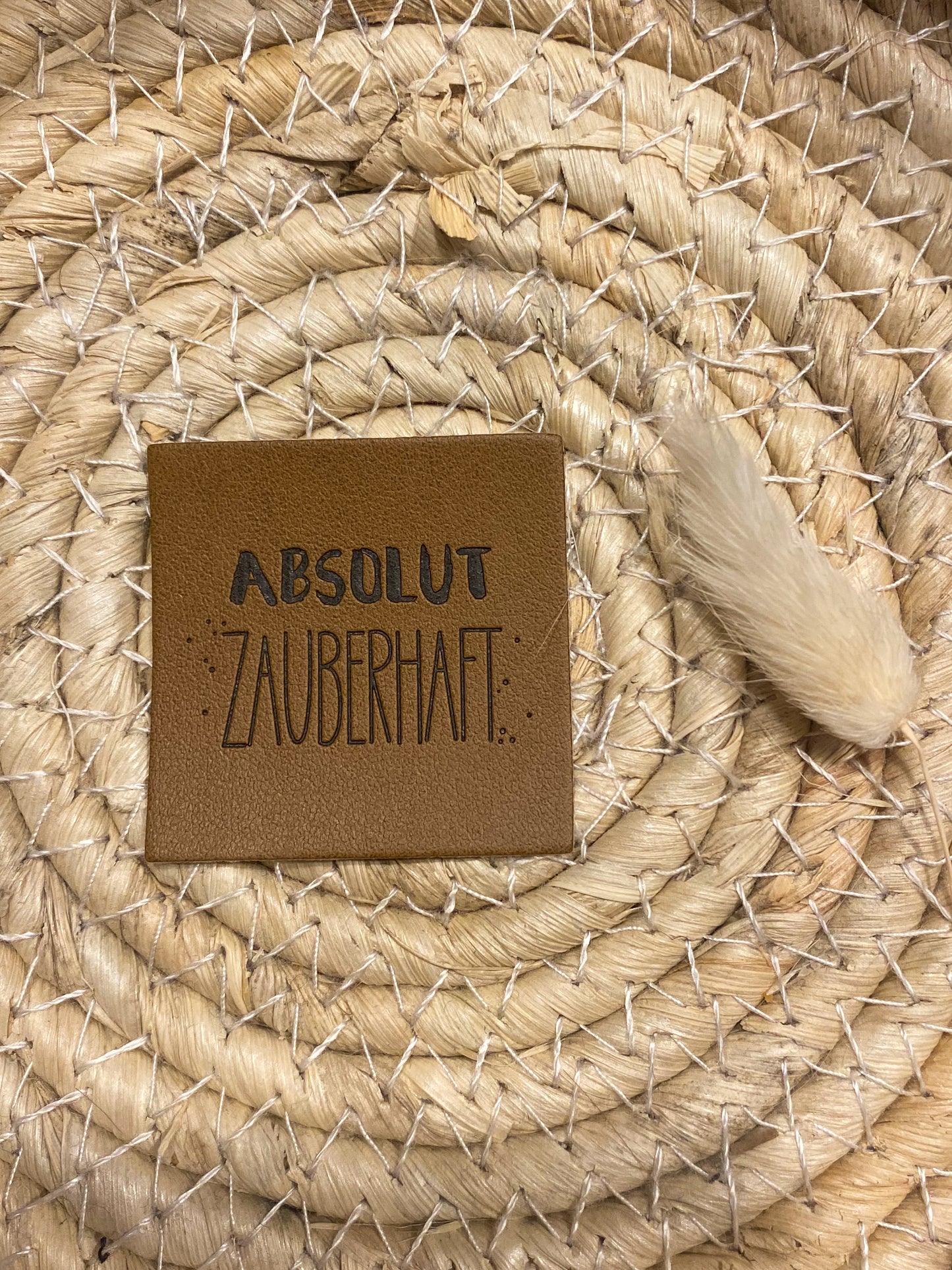 Absolut zauberhaft - Kunstleder Label