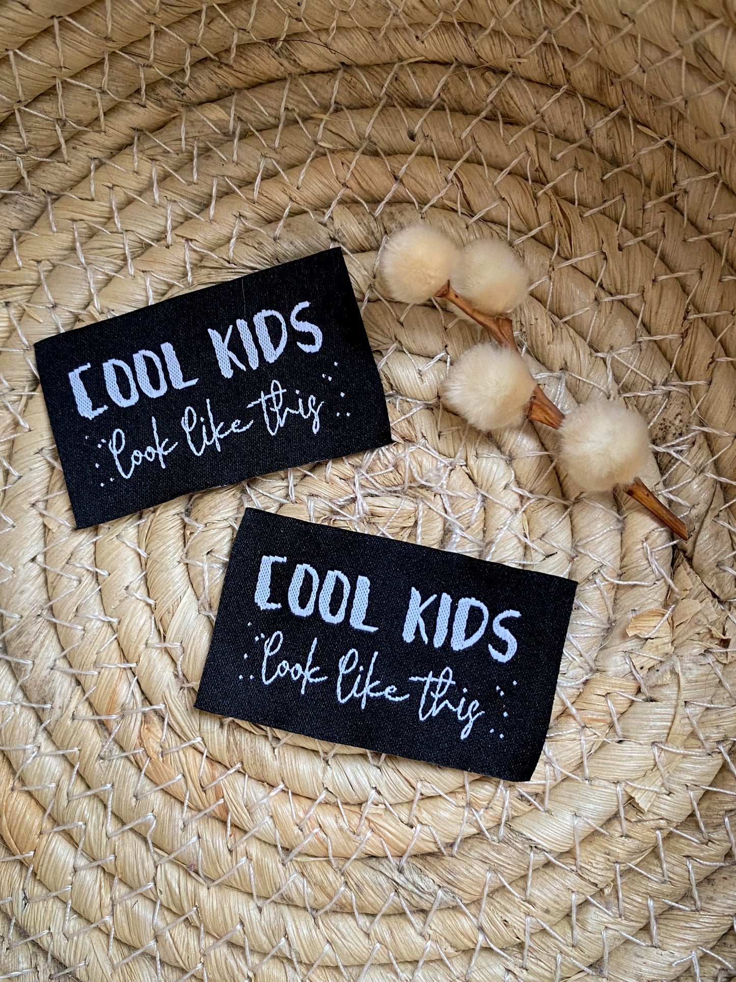 Cool Kids look like This - Web Label schwarz