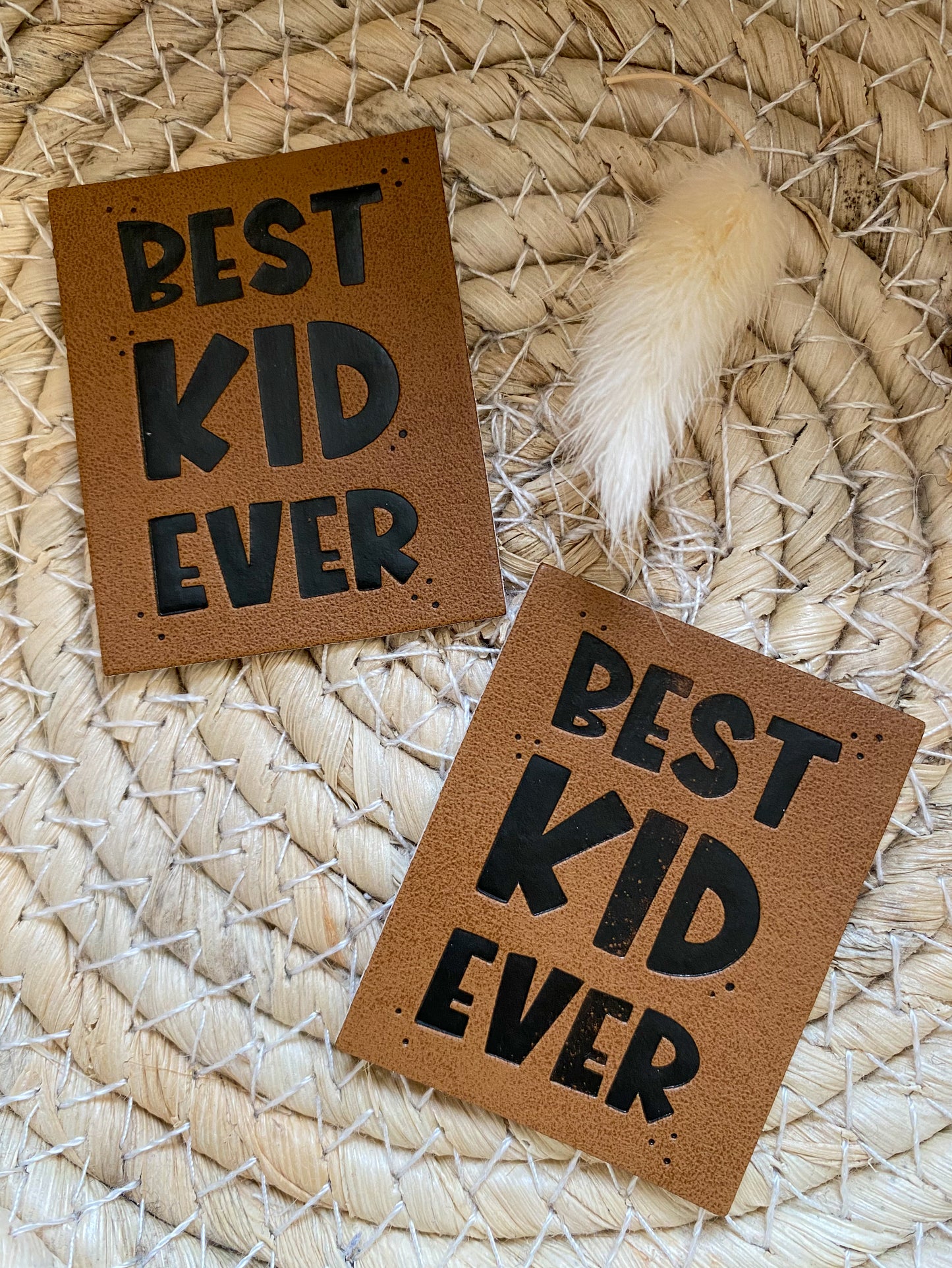 Best Kid Ever - Kunstleder Label