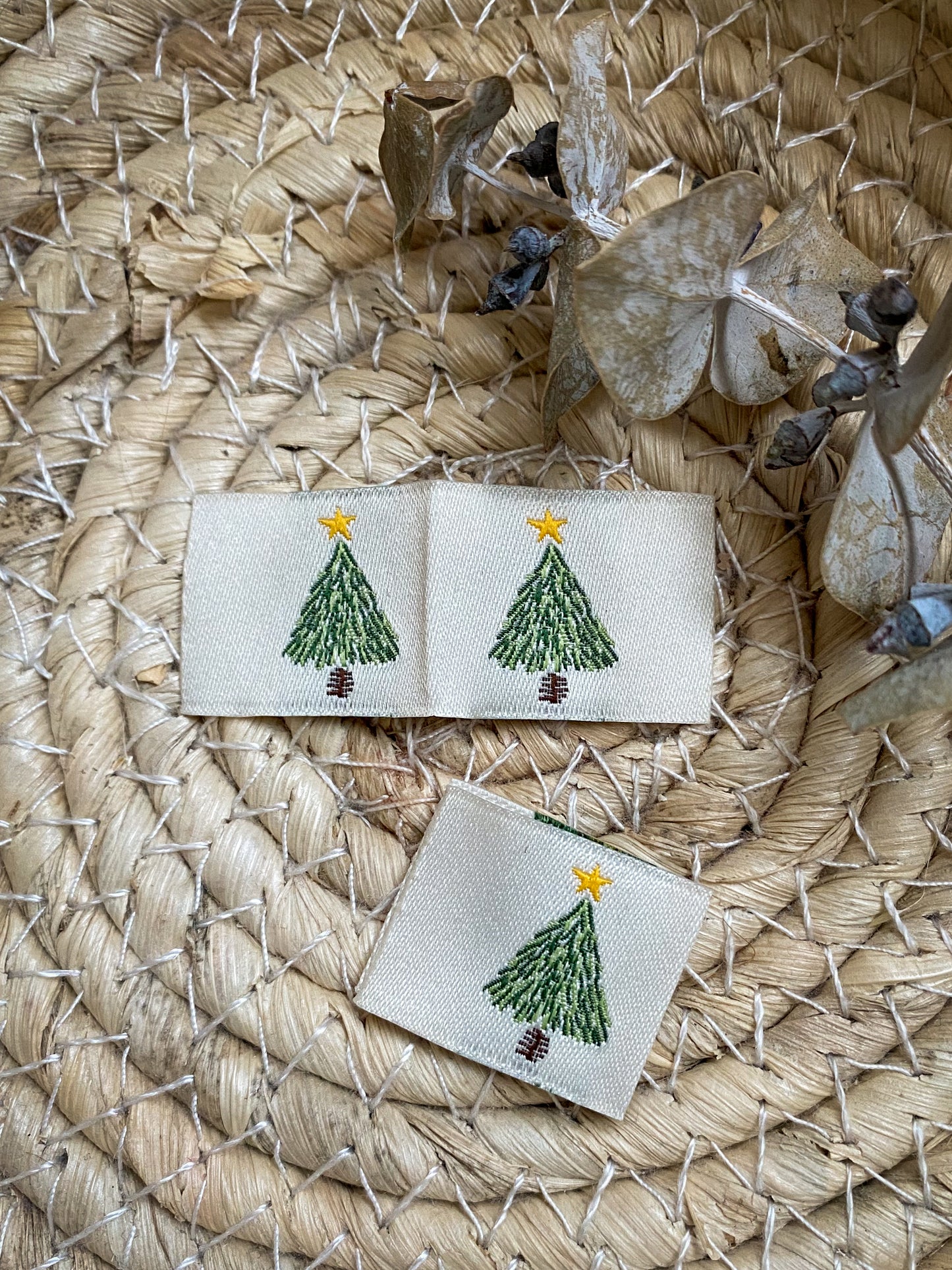 Tannenbaum beige - Web Label