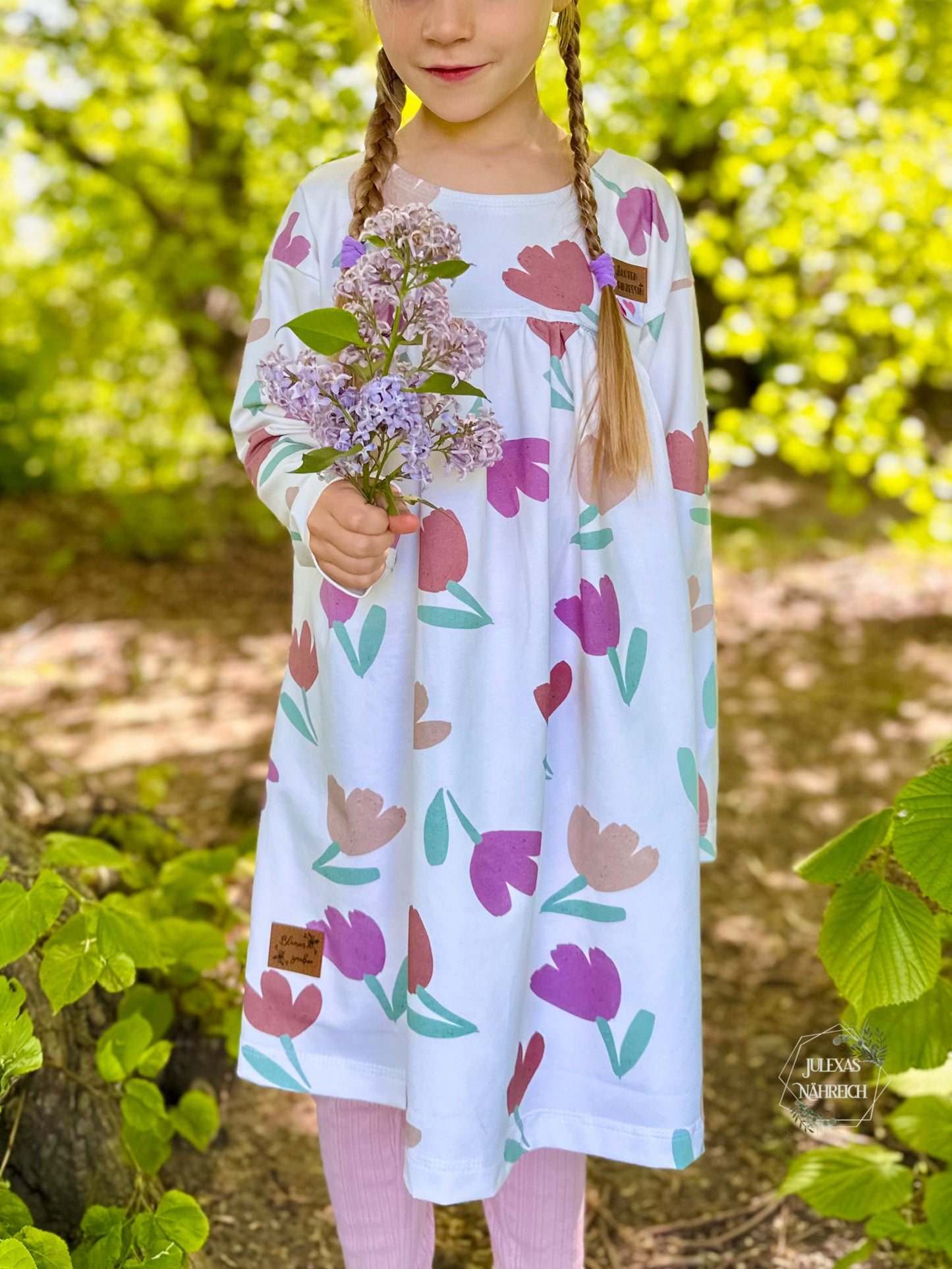 Big Tulips cream - Jersey