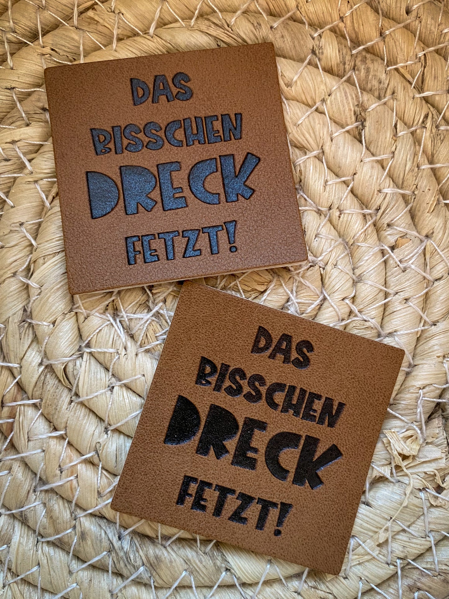 Das bisschen Dreck fetzt! - Kunstleder Label