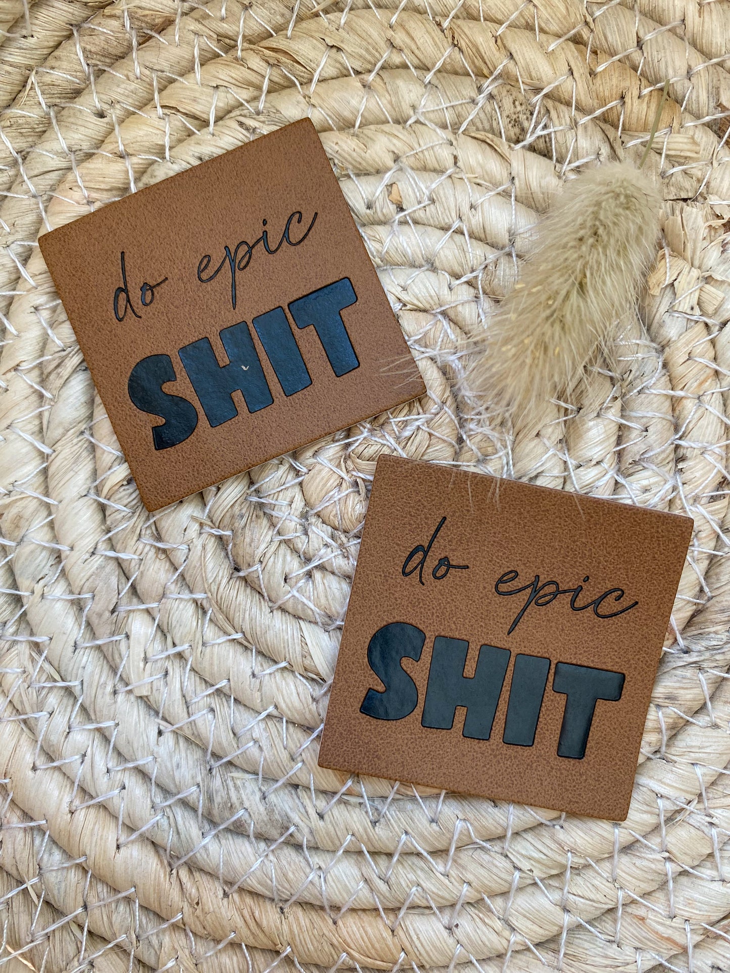 Do epic shit - Kunstleder Label