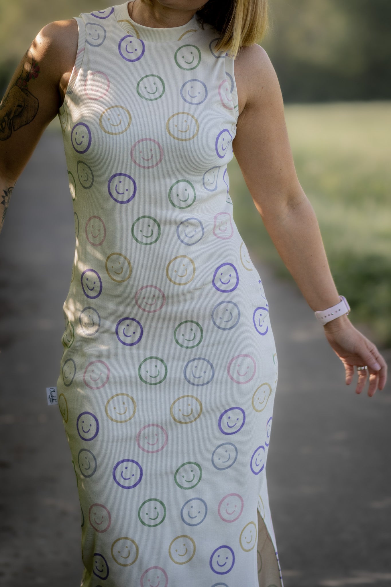 Smileys cream - Rib Jersey