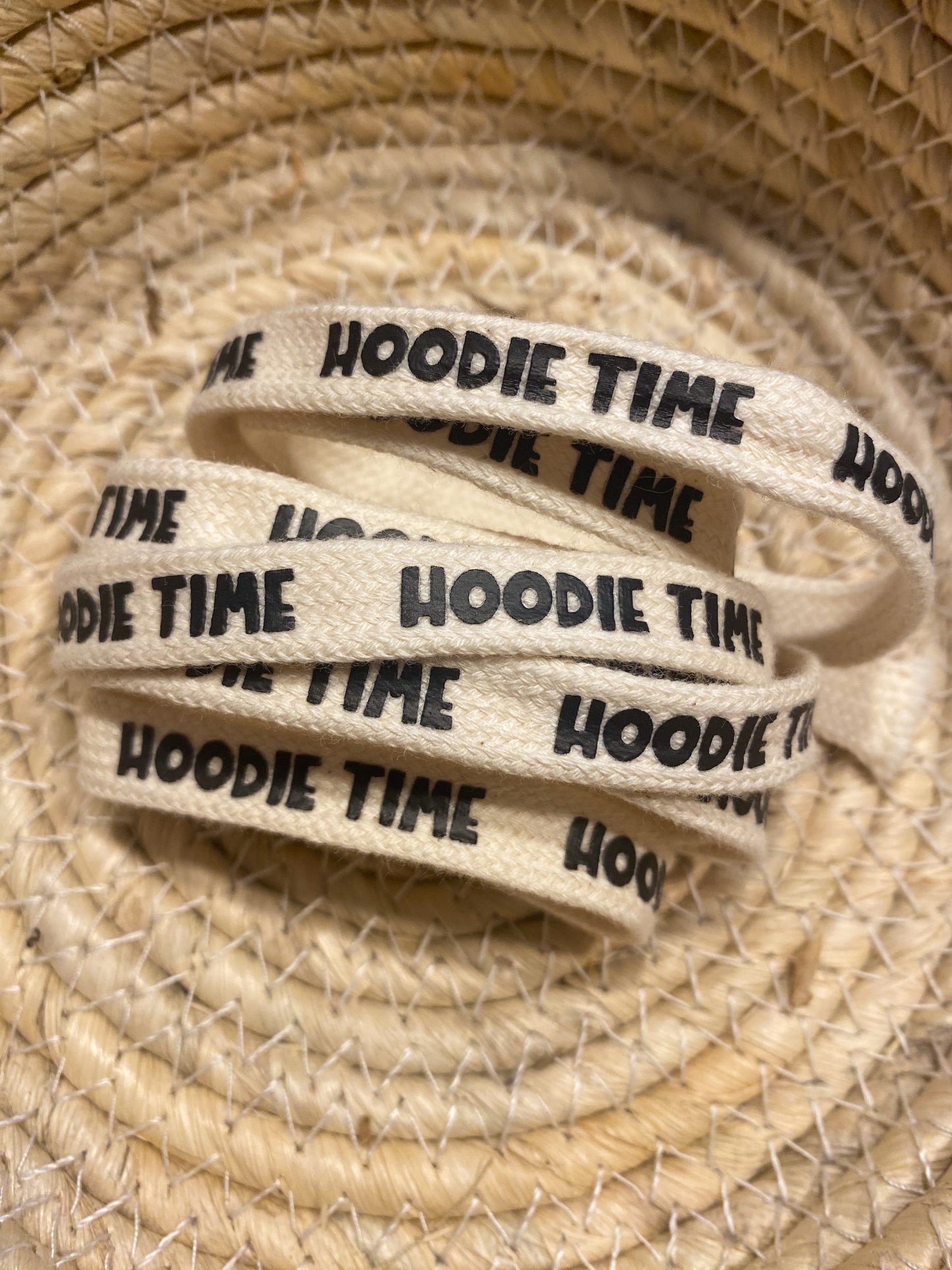 Kordel Hoodie Time - natur