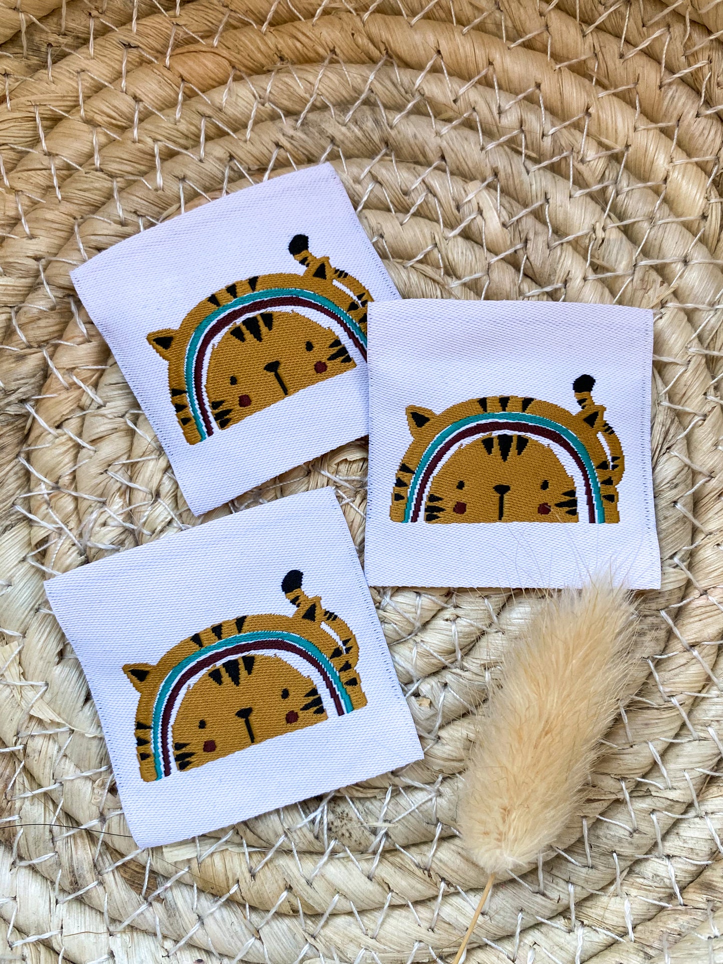 Rainbow Tiger bunt - Web Label