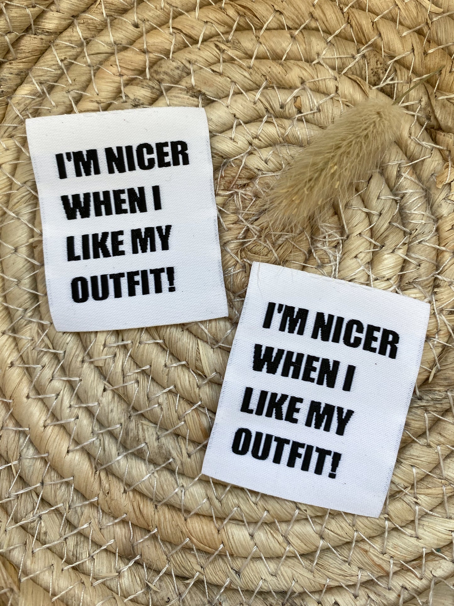 I´m nicer when i like ... - Web Label