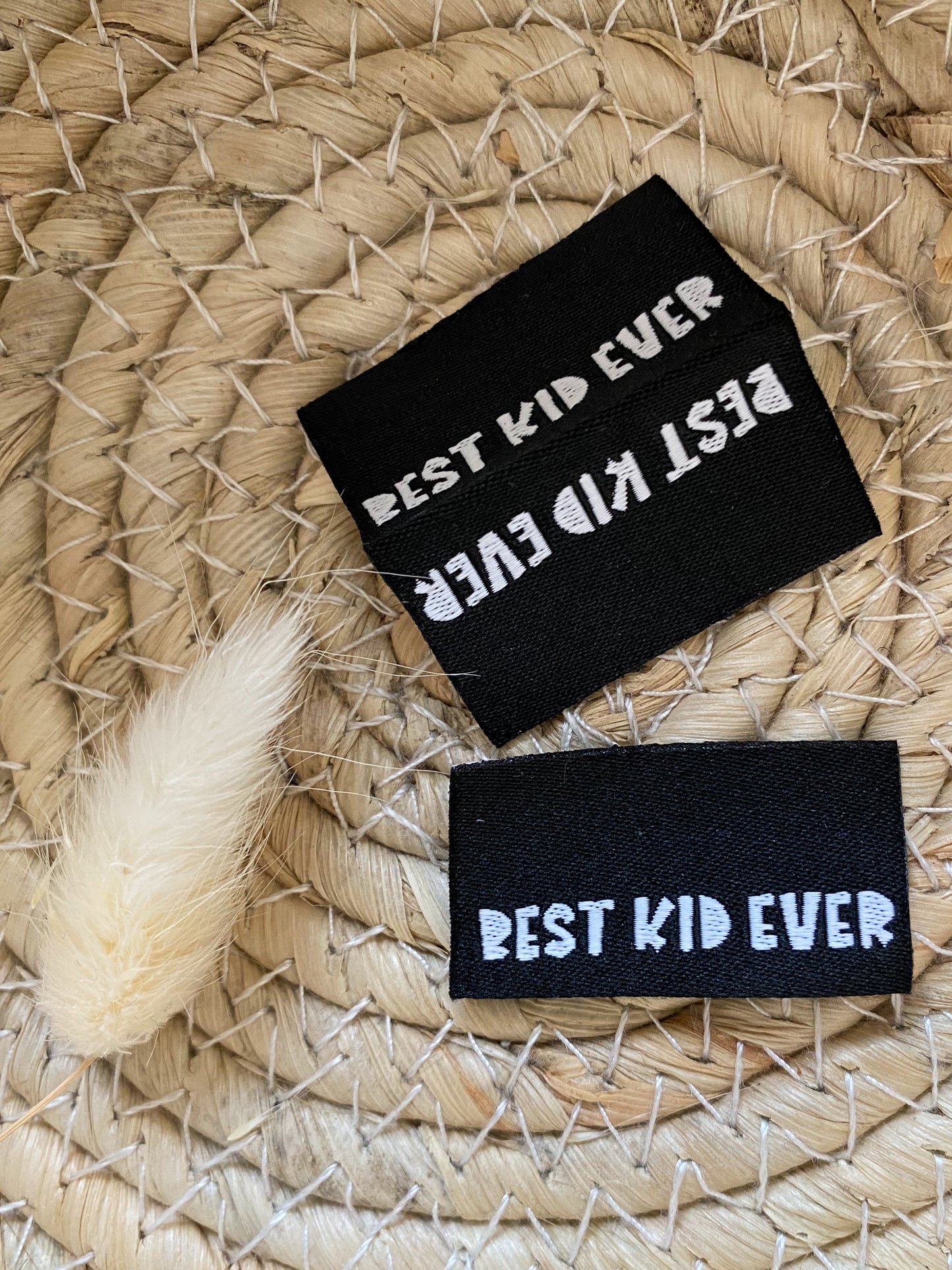 Best Kid Ever - Web Label schwarz