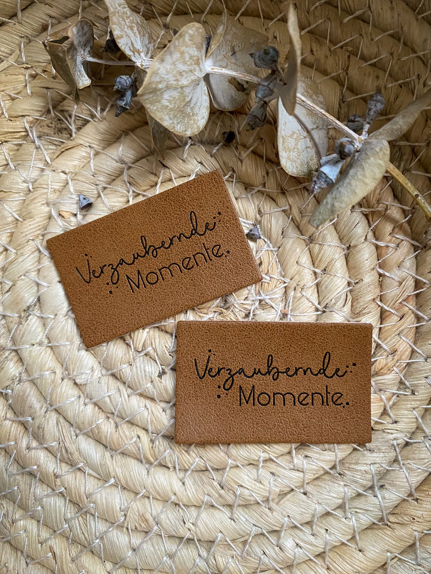 Verzaubernde Momente - Kunstleder Label