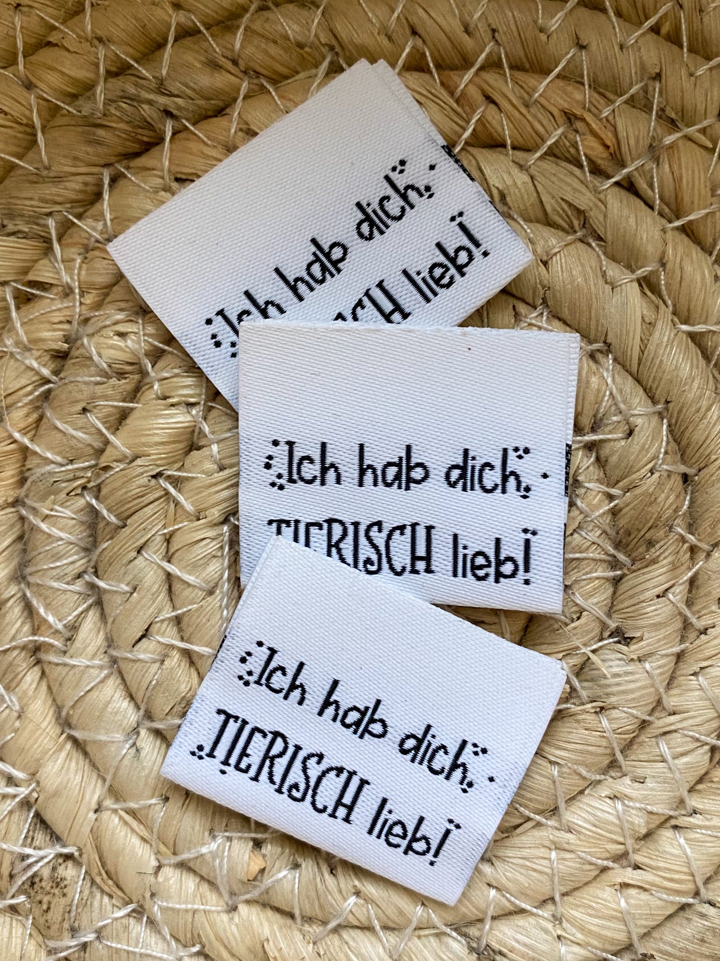 Ich hab dich tierisch lieb - Web Label