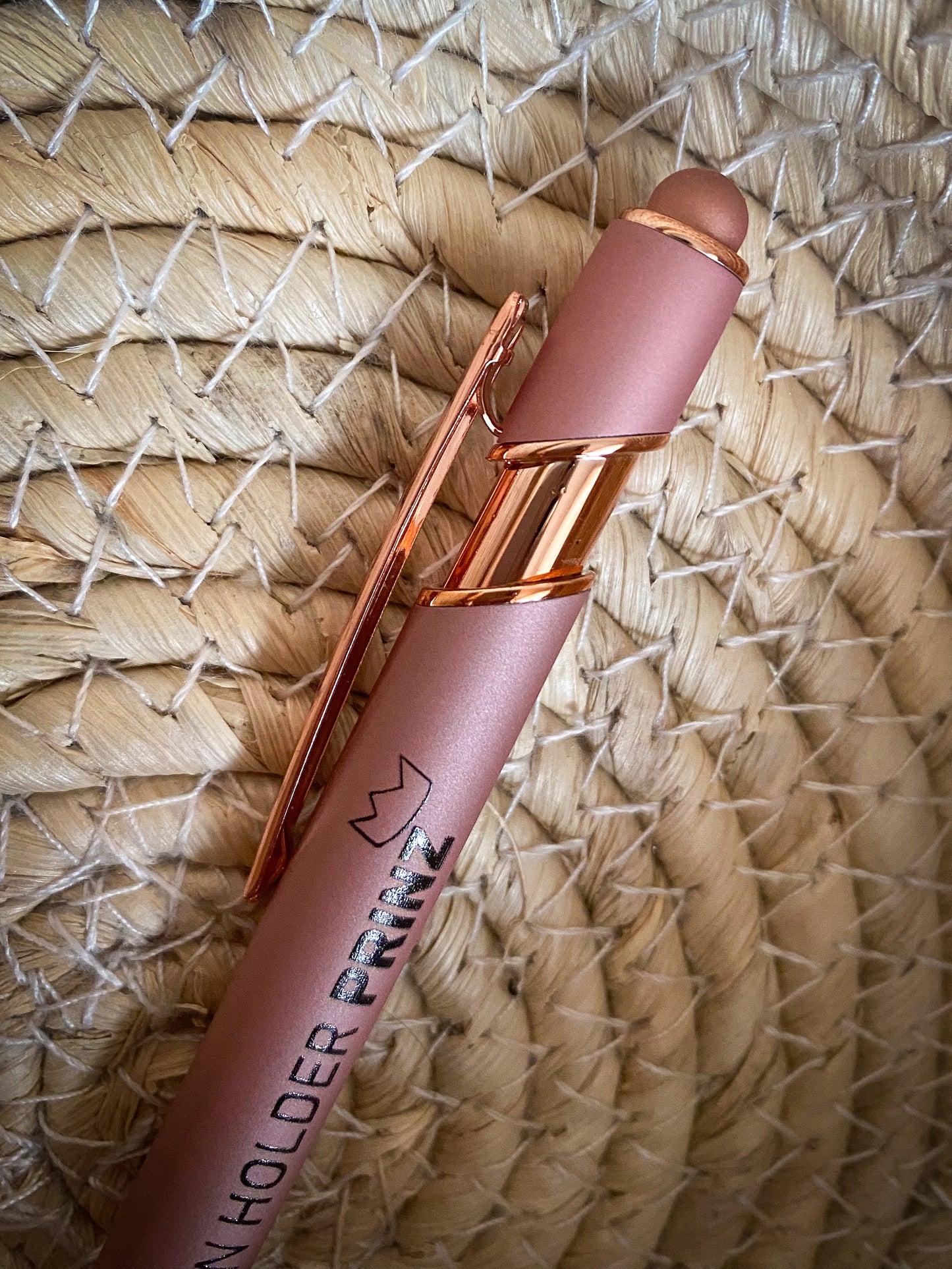 Kugelschreiber rosegold von Mein holder Prinz