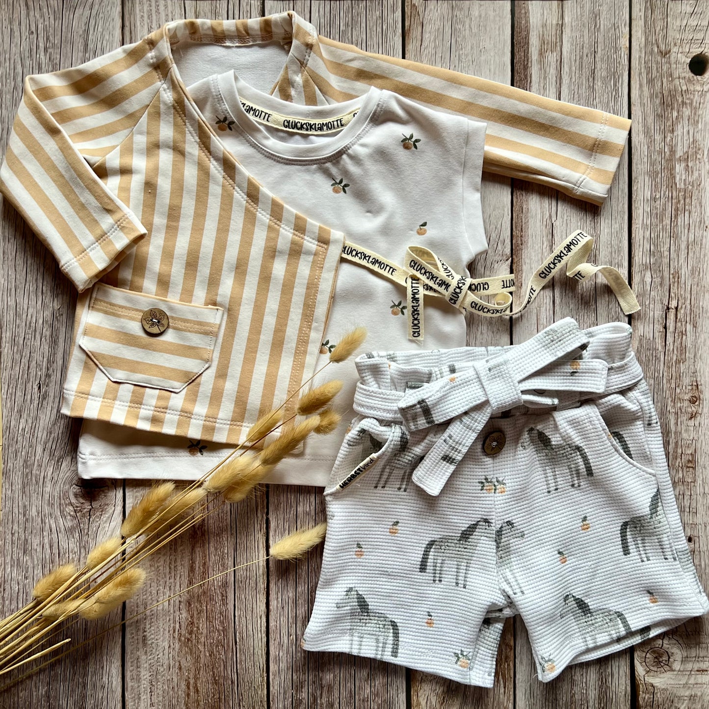 Stripes dusty yellow/ cream FT