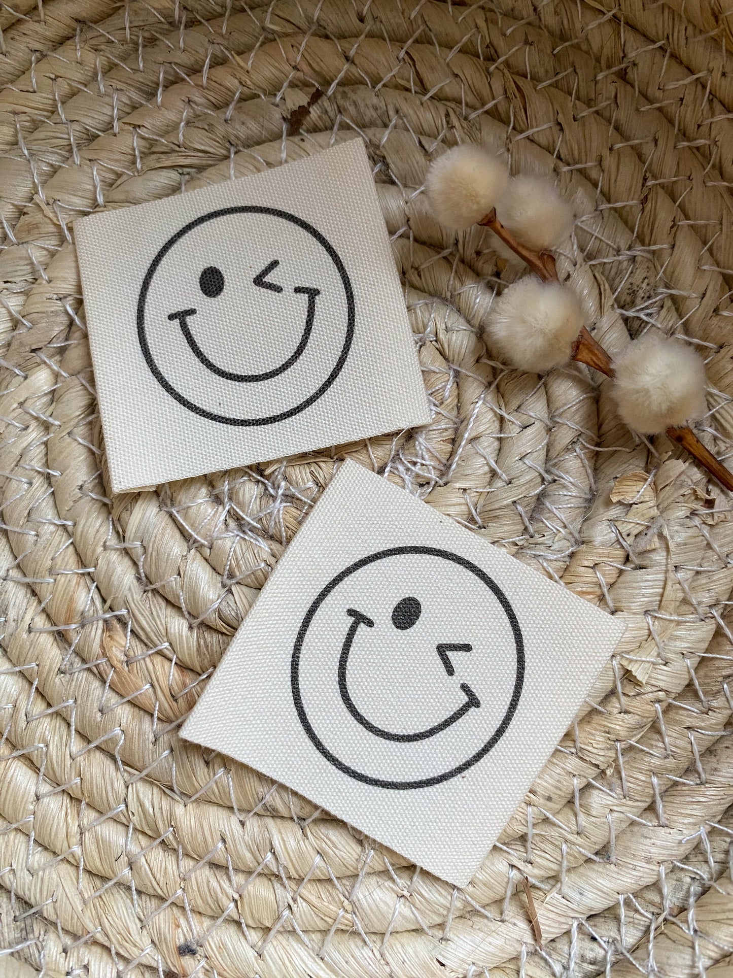 Smiley - Baumwoll Label