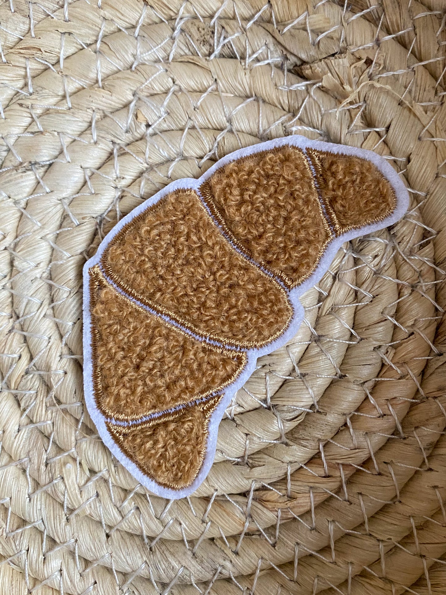 Croissant - Chenille Patch