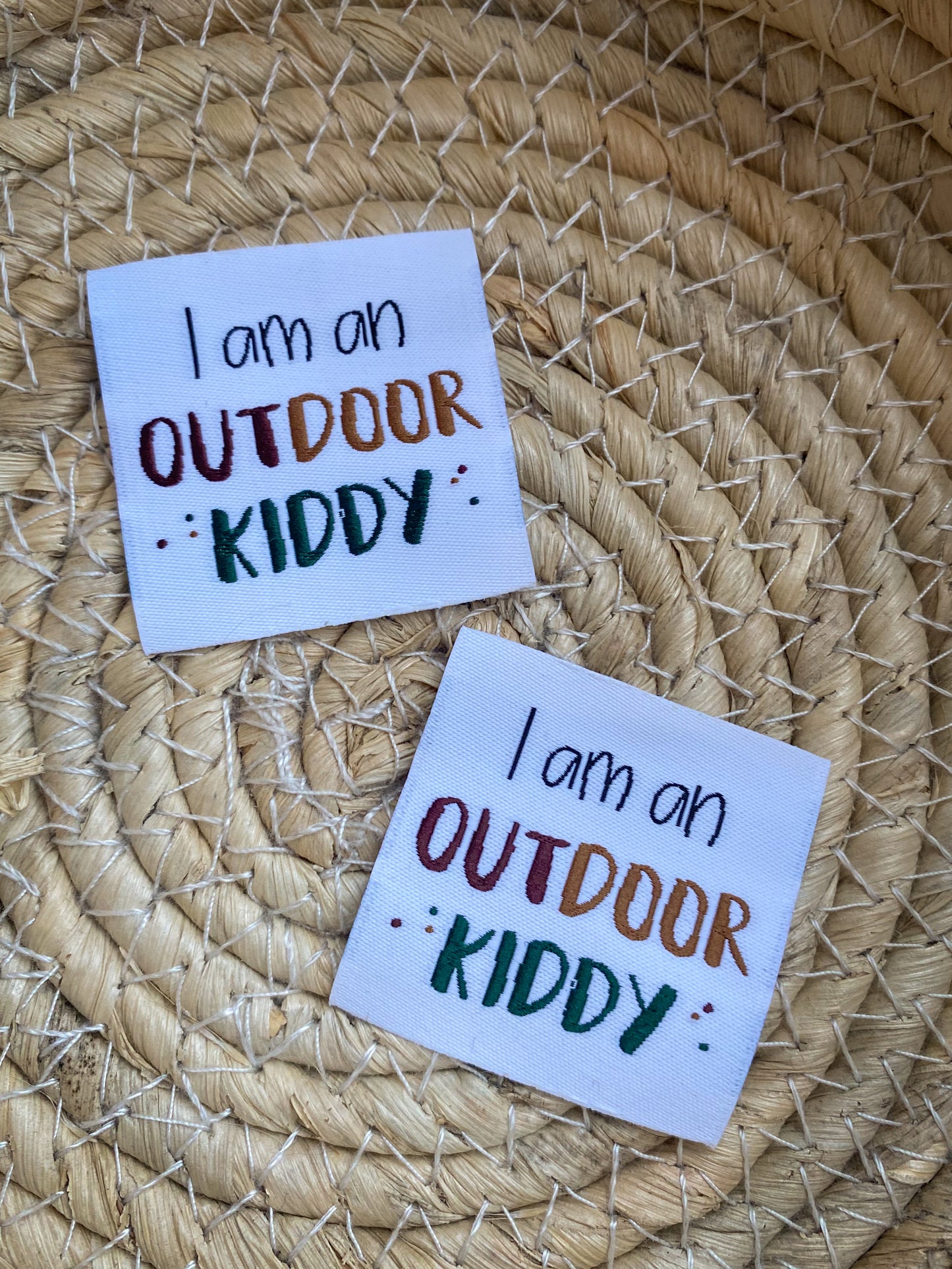 I am an Outdoor Kiddy - Web Label