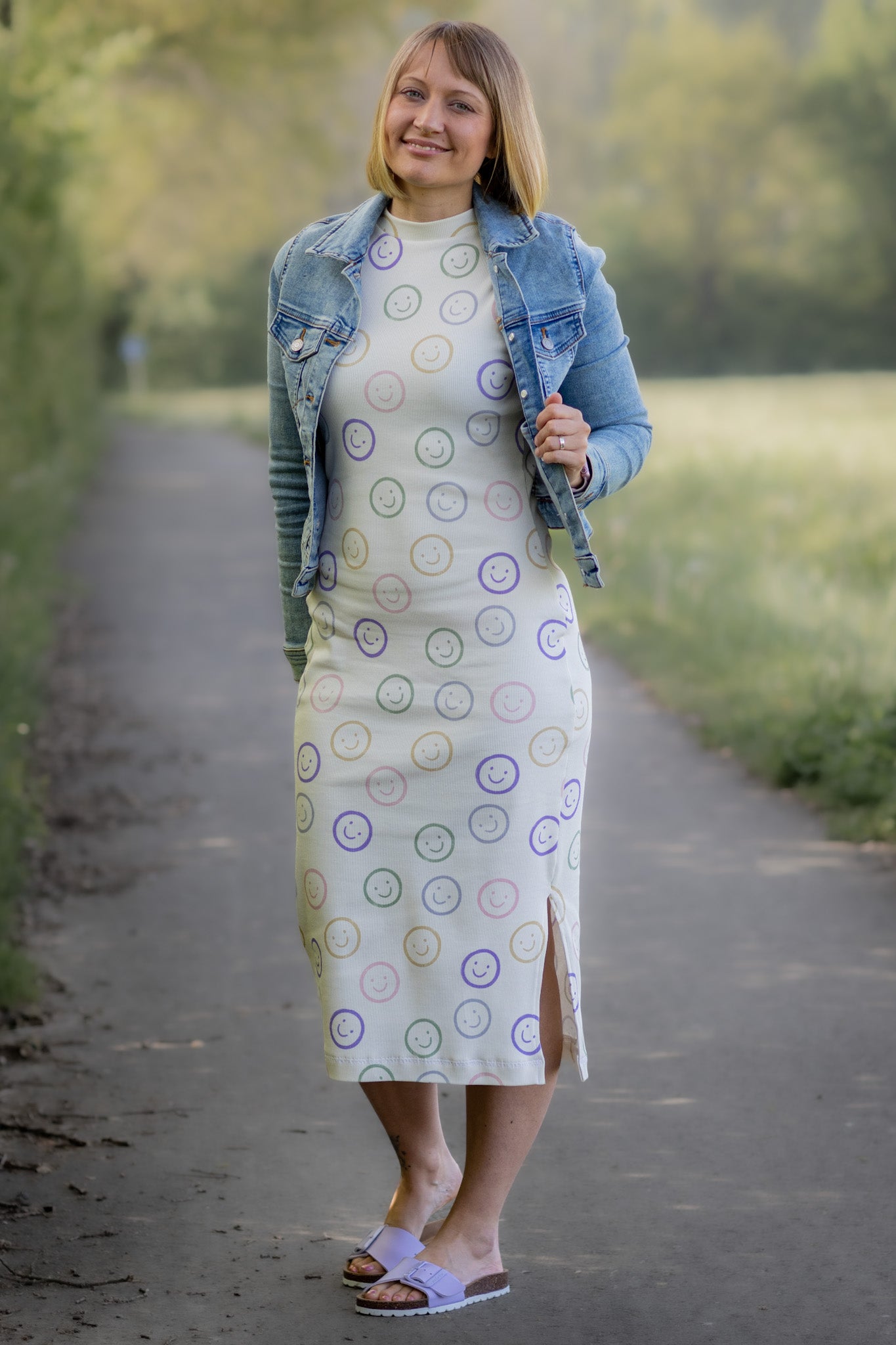 Smileys cream - Rib Jersey