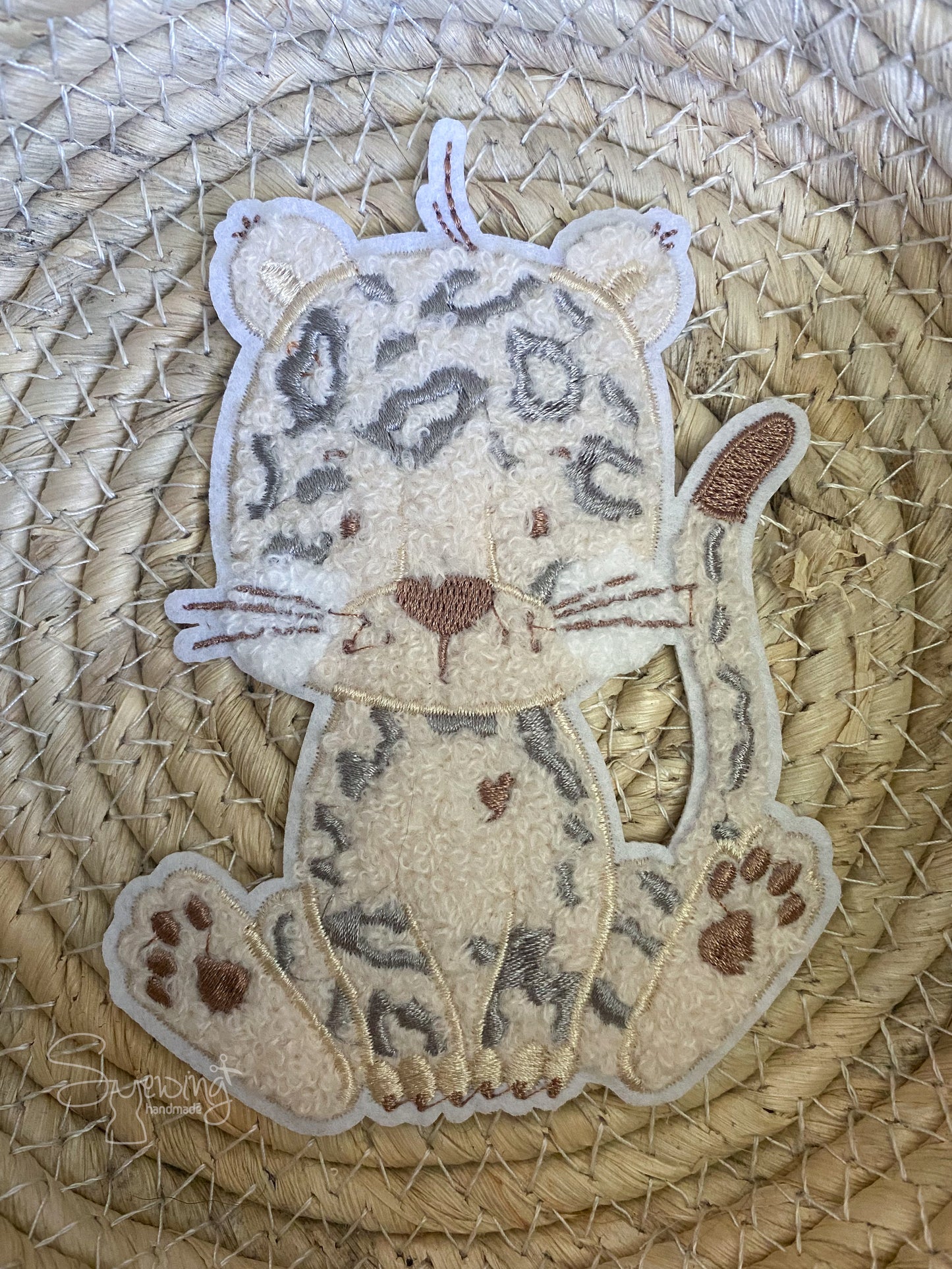 Leo Leopard - Chenille Patch
