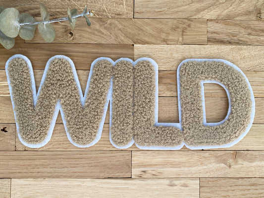 WILD - Chenille Patch