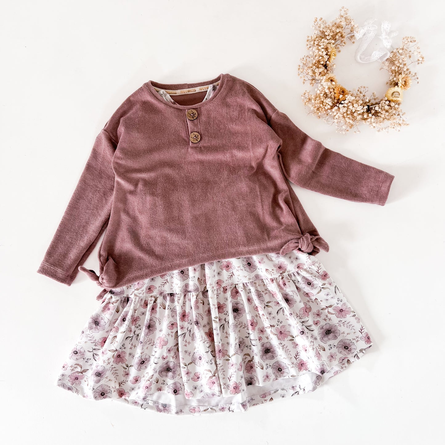 Frottee mauve (stretch)