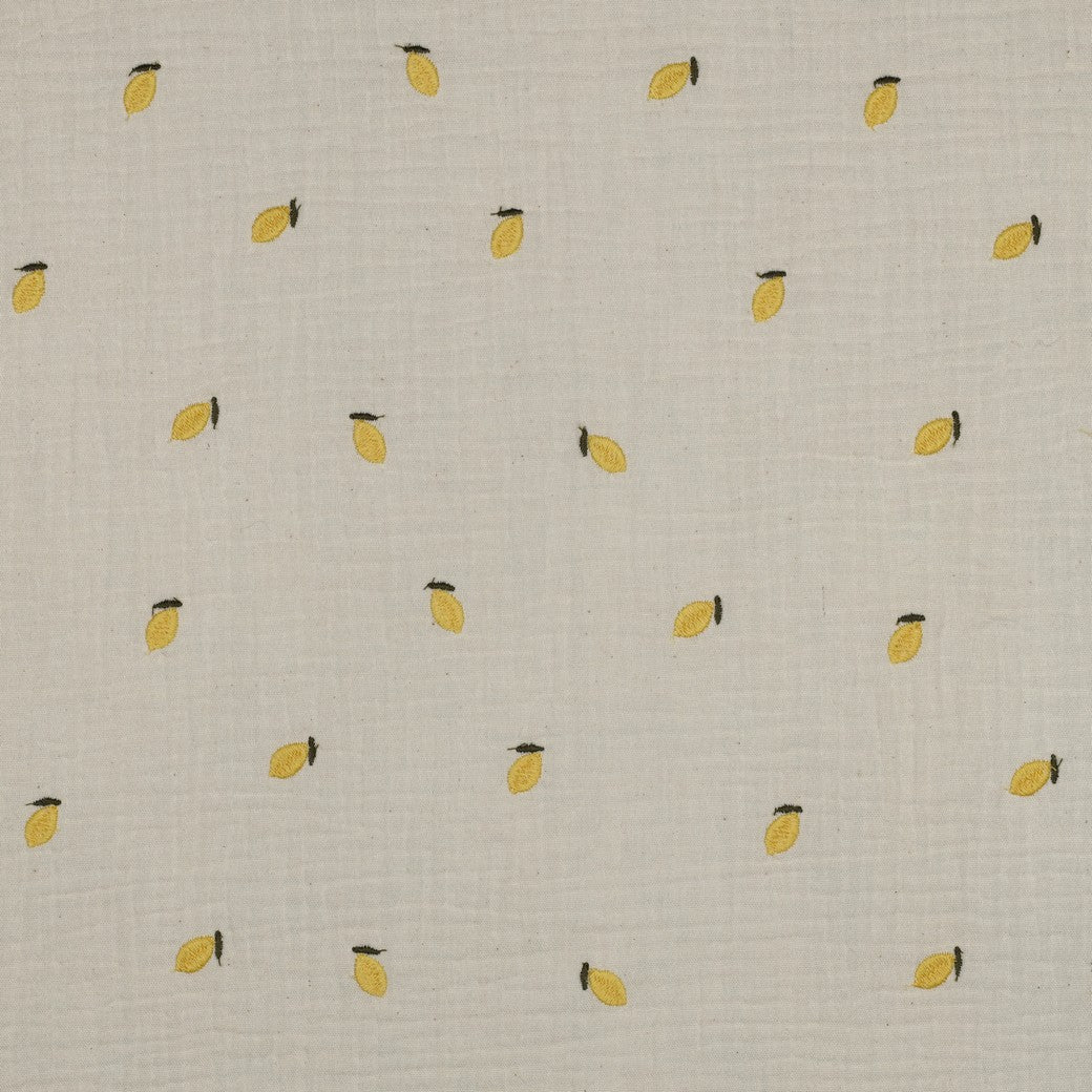 Musselin little Lemons - embroidery