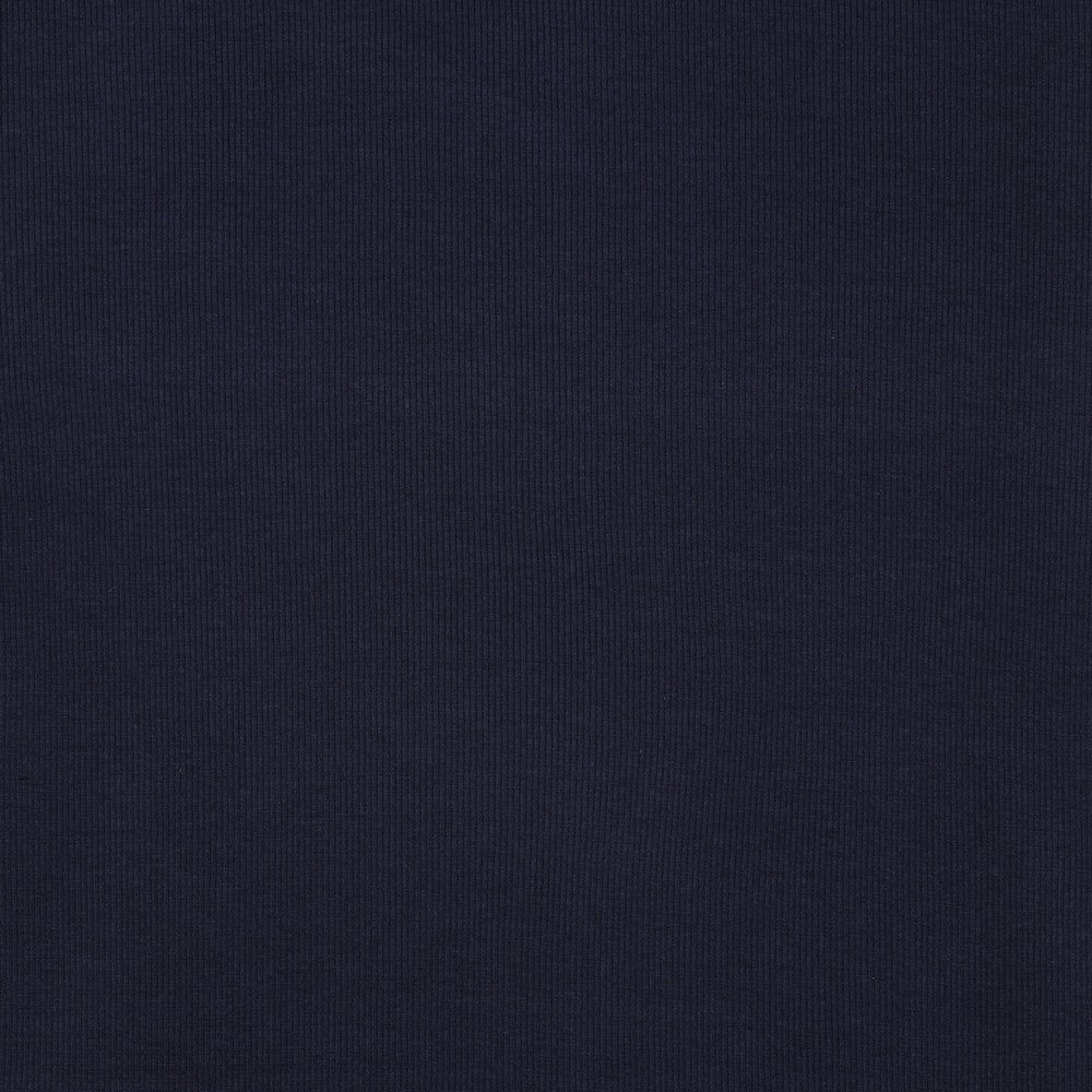 geripptes Bündchen navy