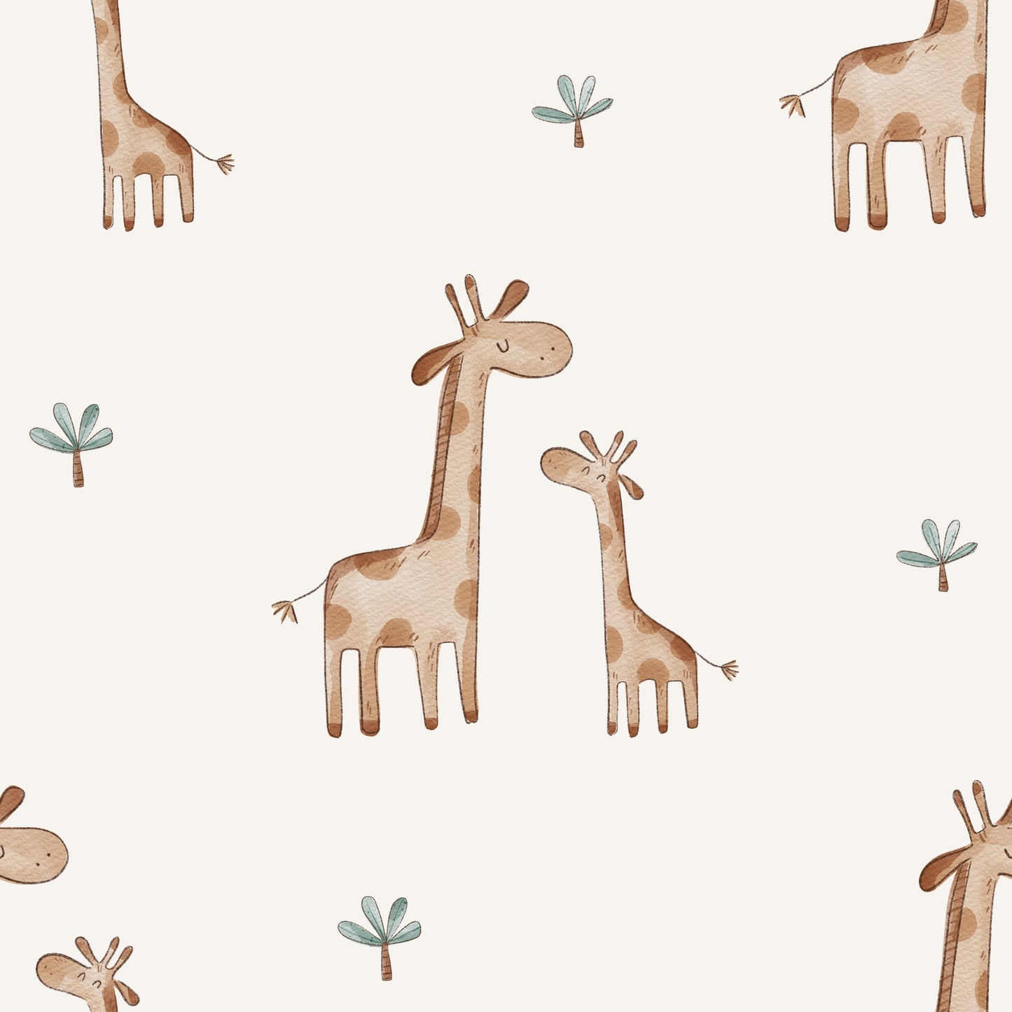 Giraffen - Rib Jersey