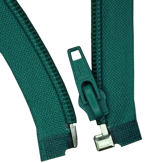 Reißverschluss petrol - teilbar