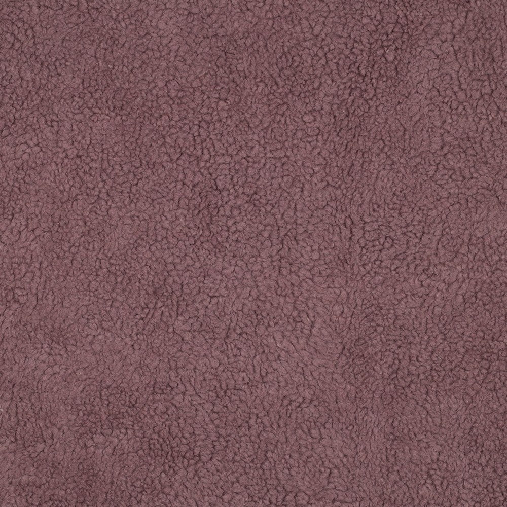 Teddy Baumwollstoff rosewood