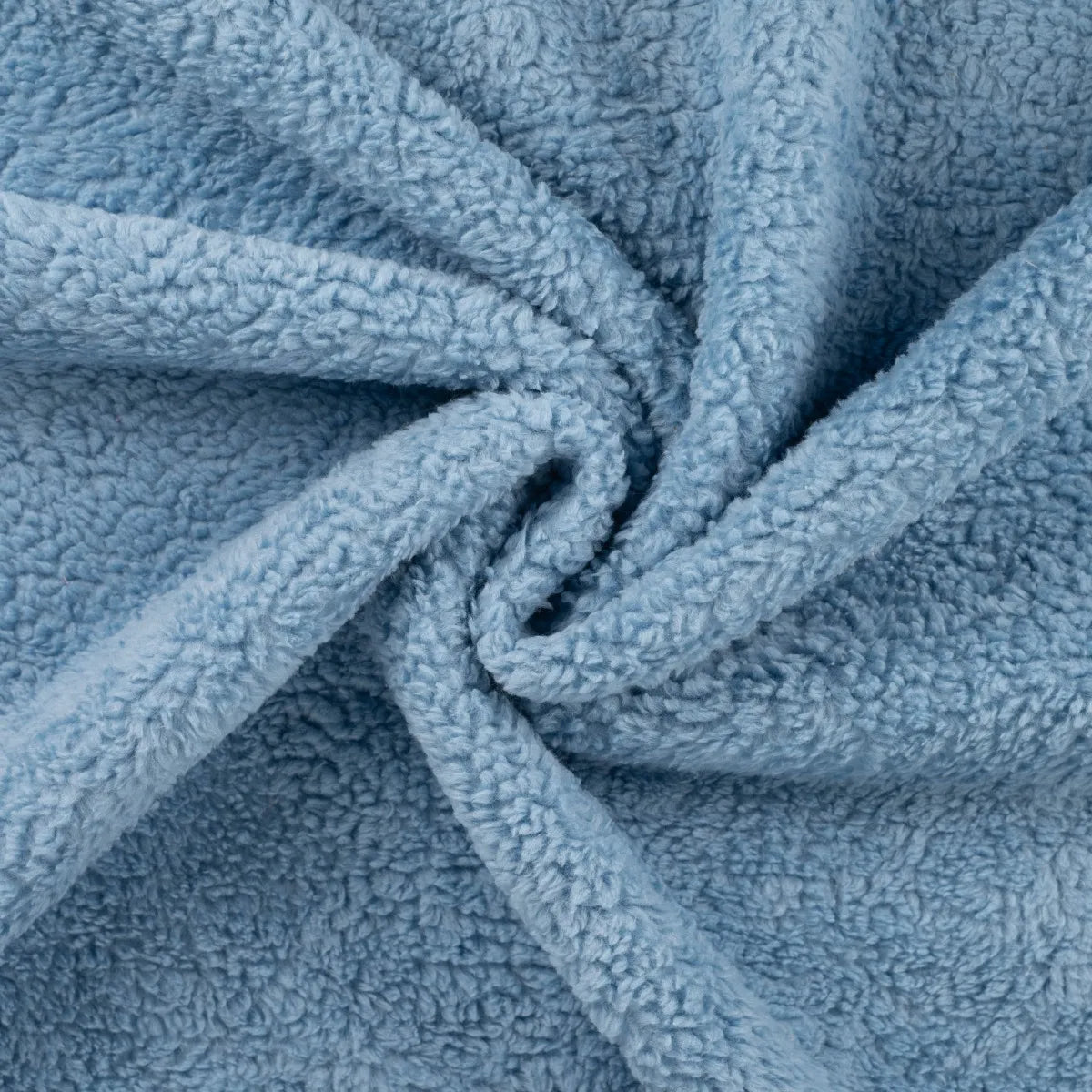 Teddy Baumwollstoff Dusty Blue