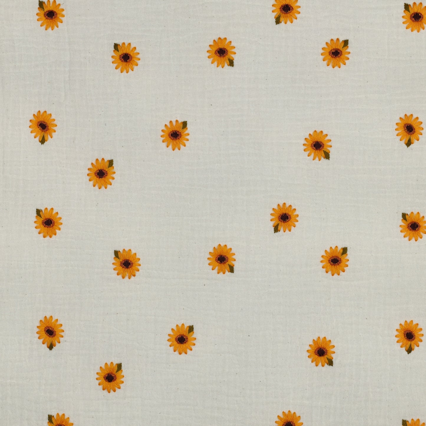 Musselin Sonnenblumen - embroidery