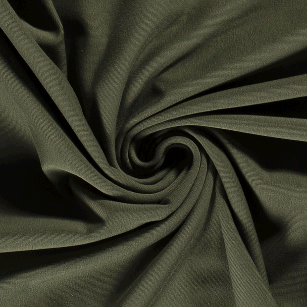 French Terry khaki organic