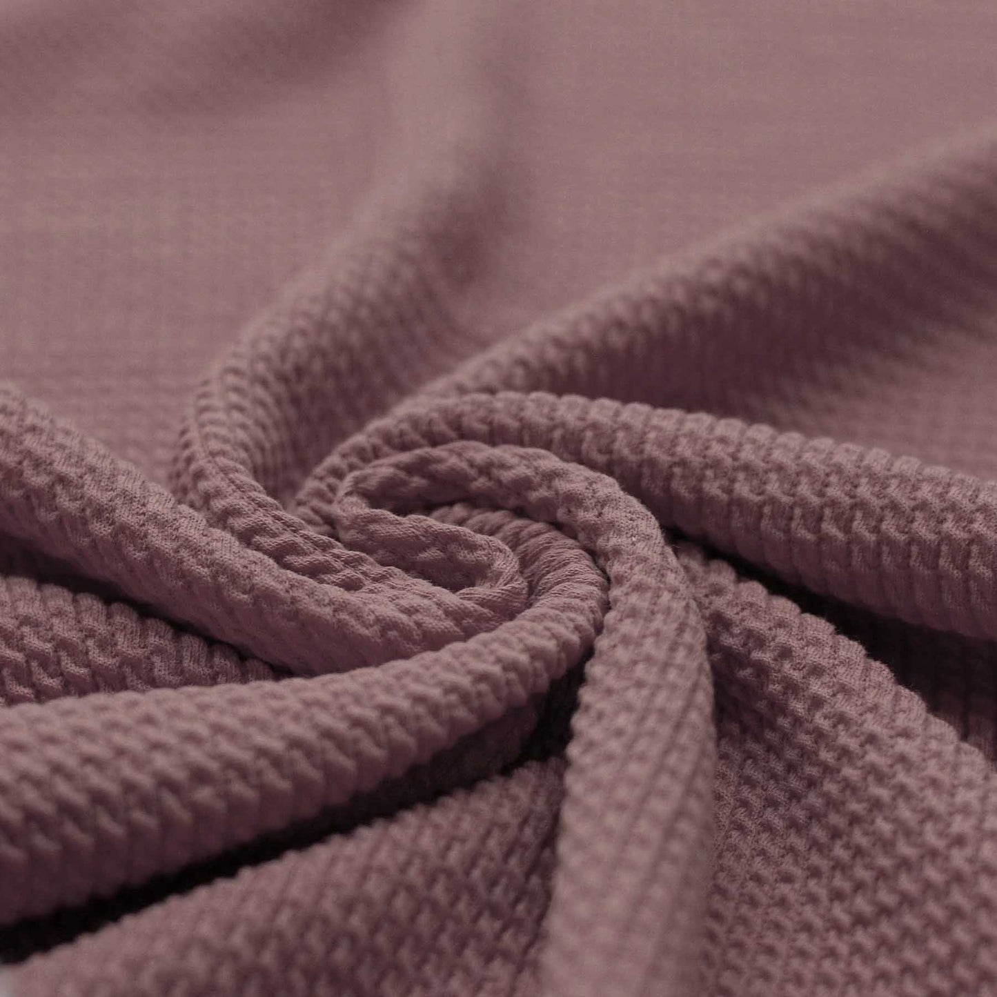 Mini Zopfmuster Jersey mauve