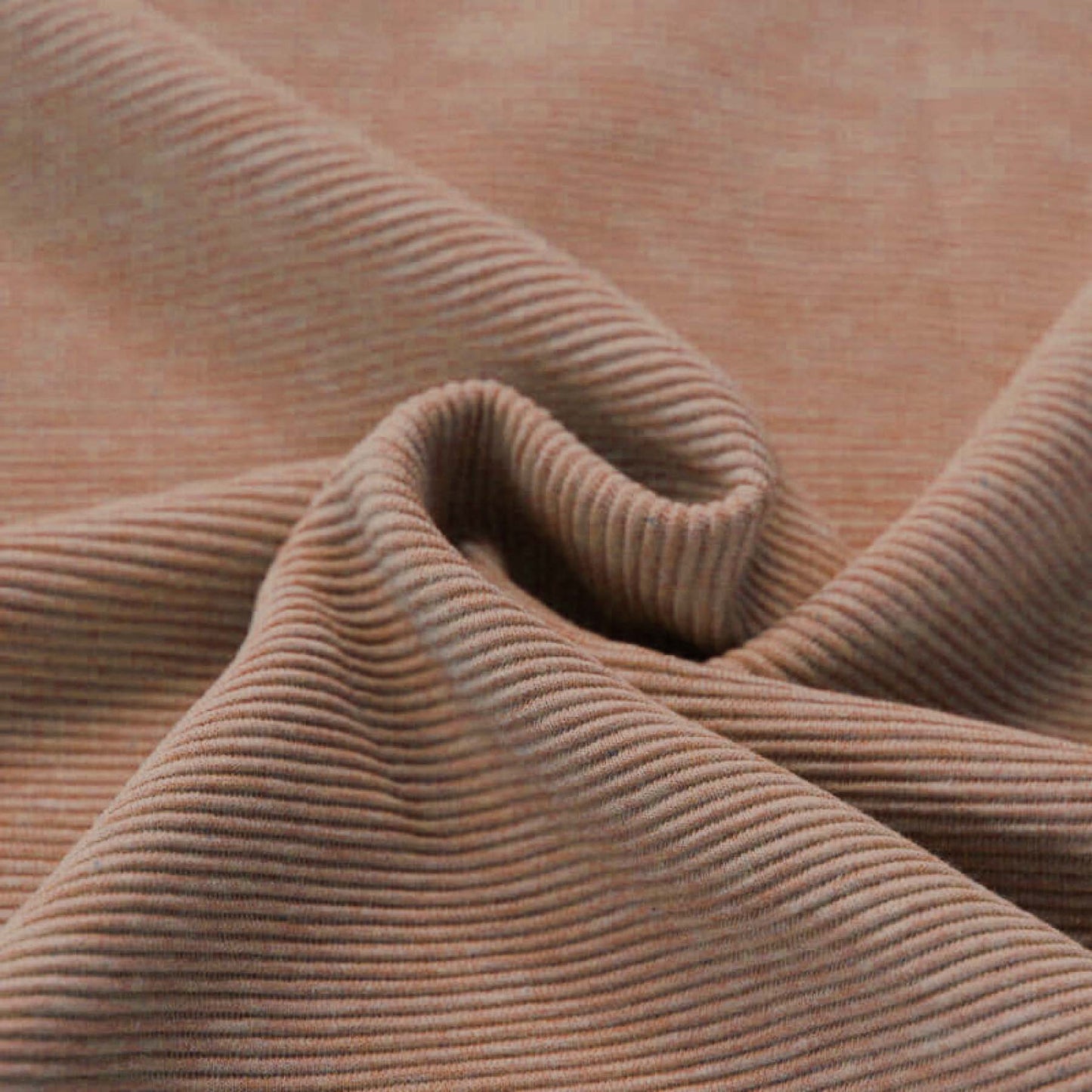 Ottoman Rib Jersey altrosa melange