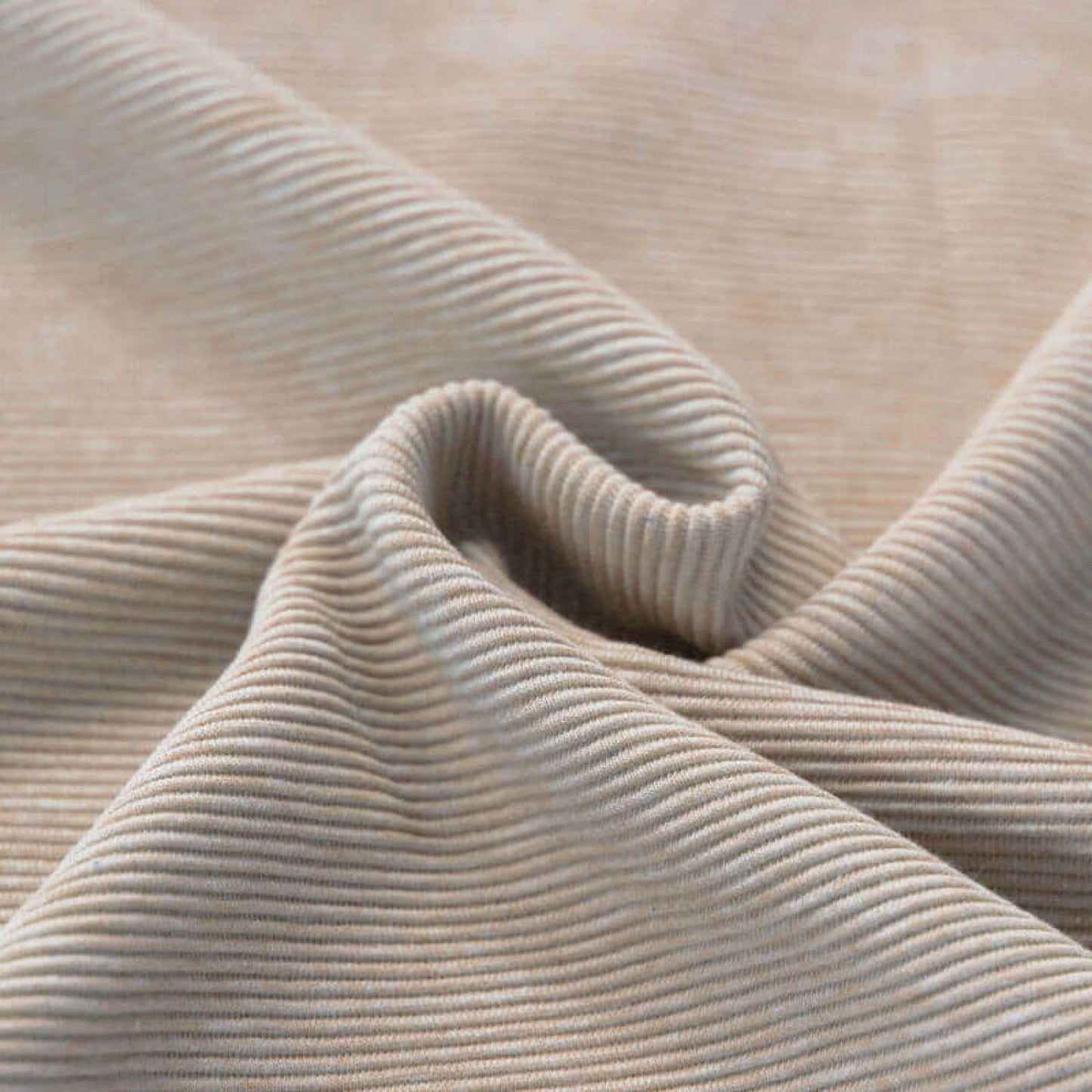 Ottoman Rib Jersey beige melange