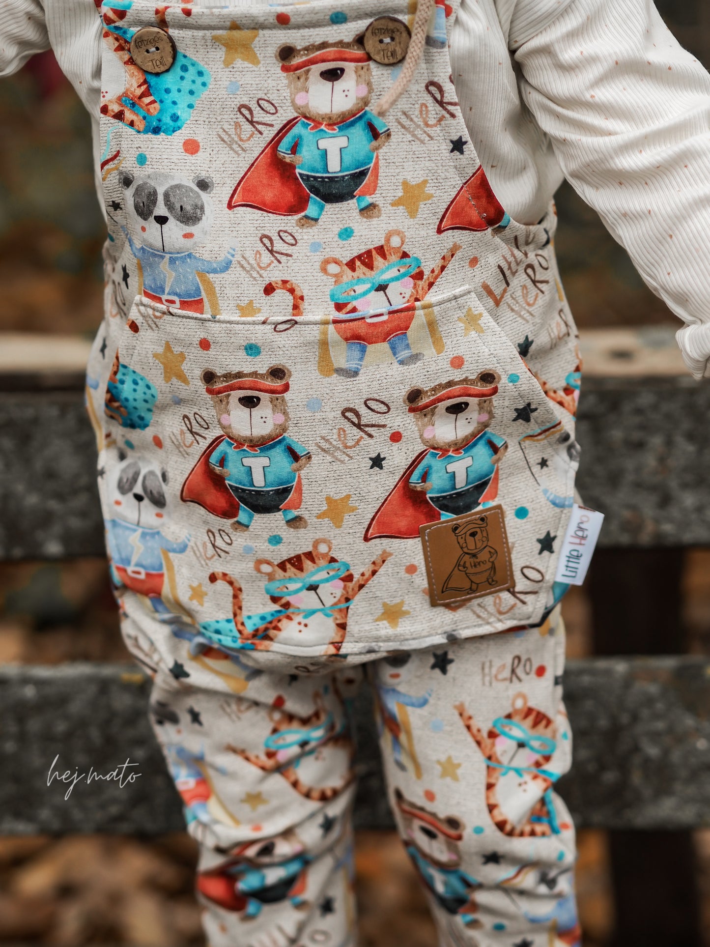 Little Hero Bear Label