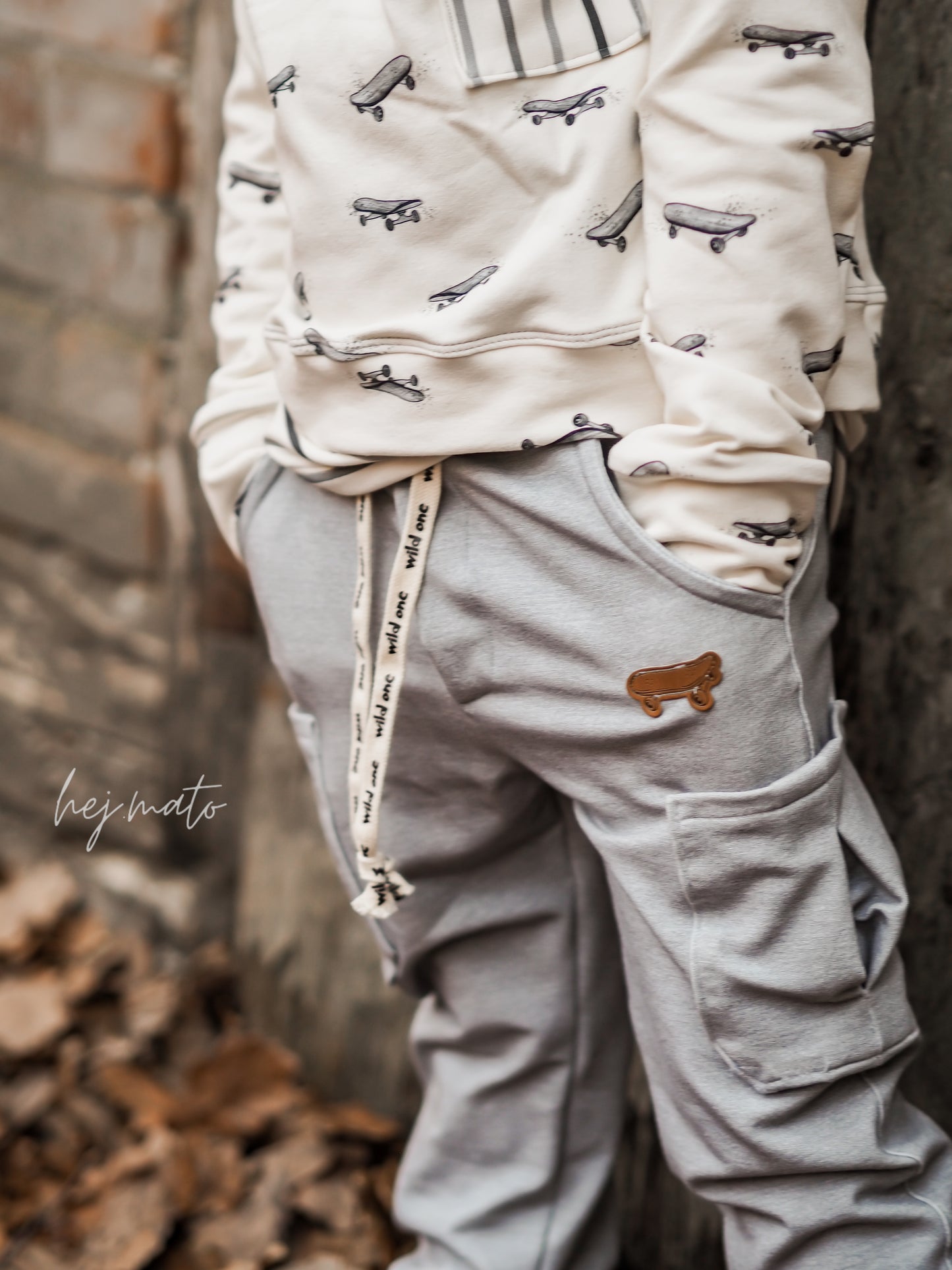 Denim hellgrau French Terry