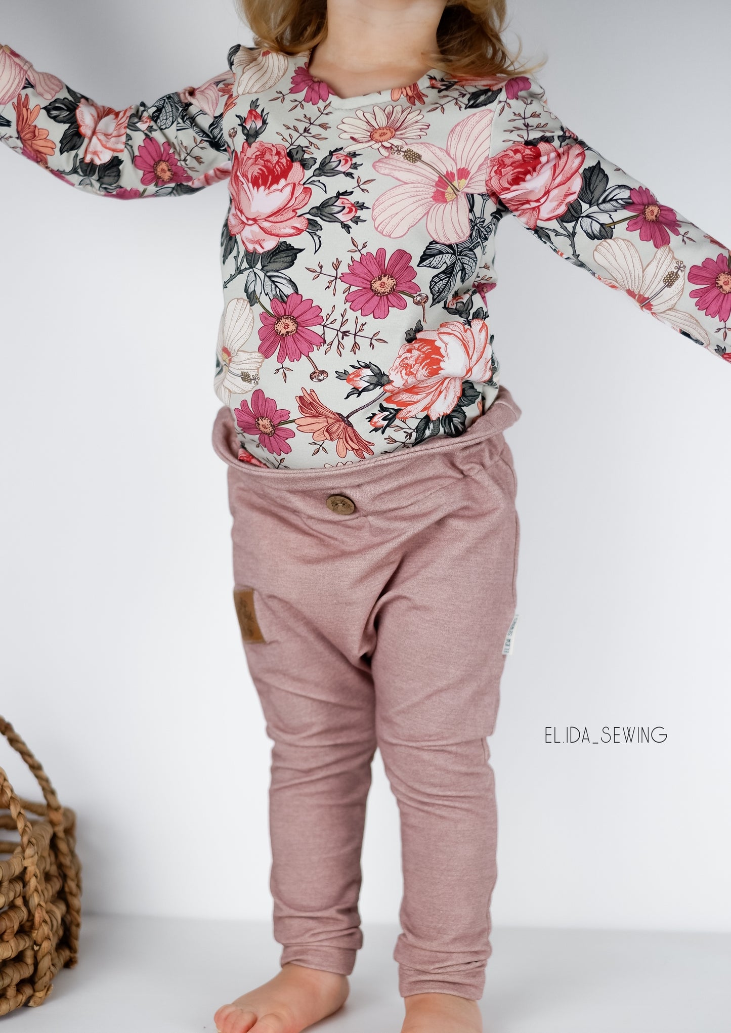 Denim French Terry rose