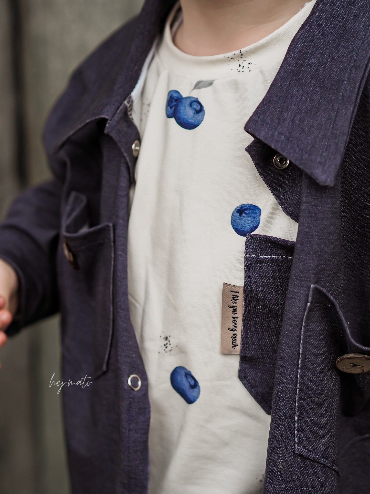 I like you berry much Web Label