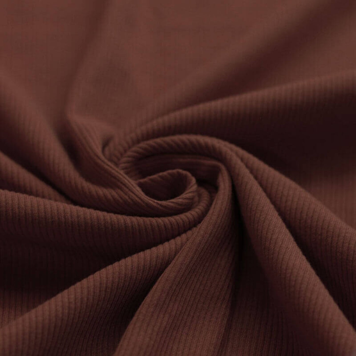 Rib Jersey Braun