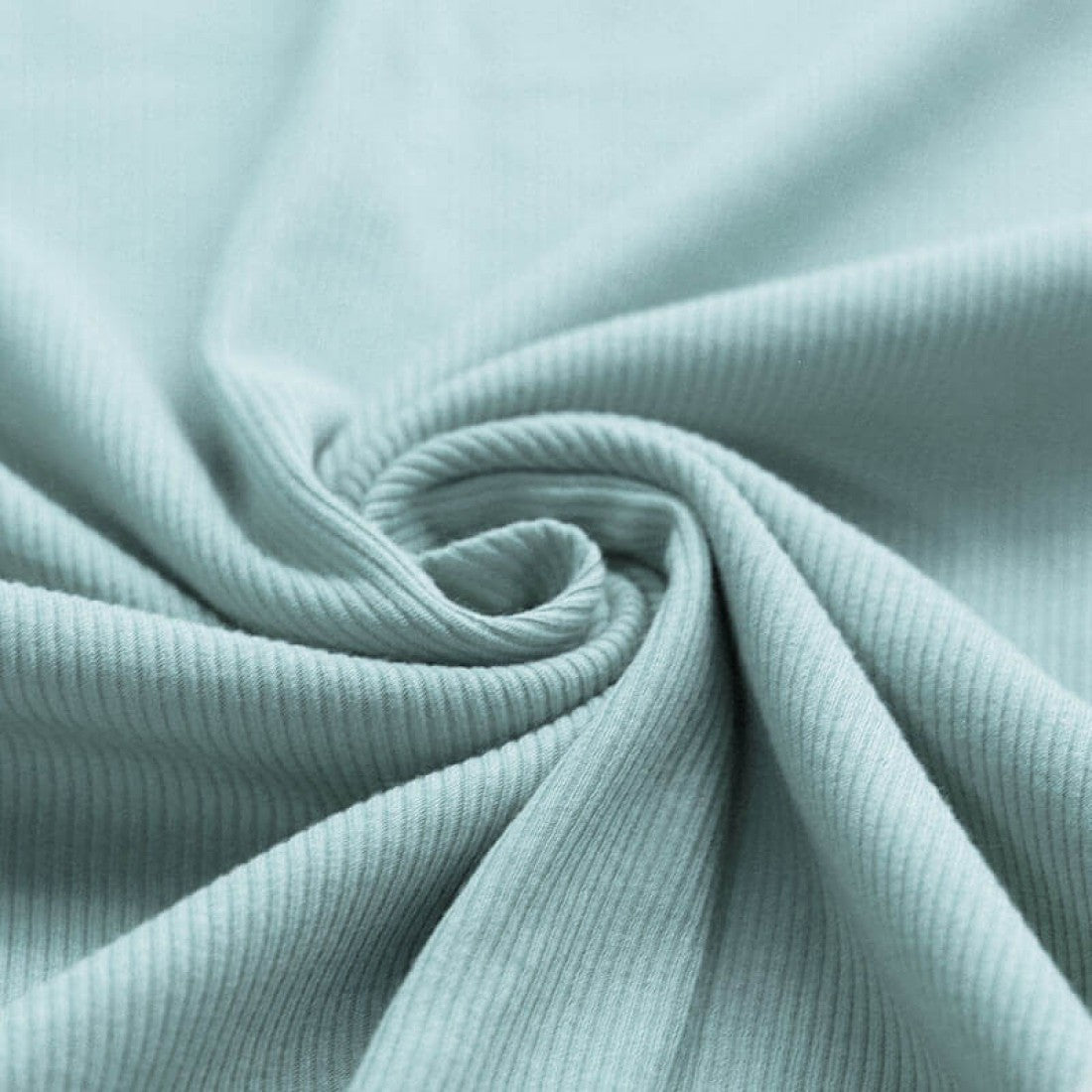 Rib Jersey dusty blue